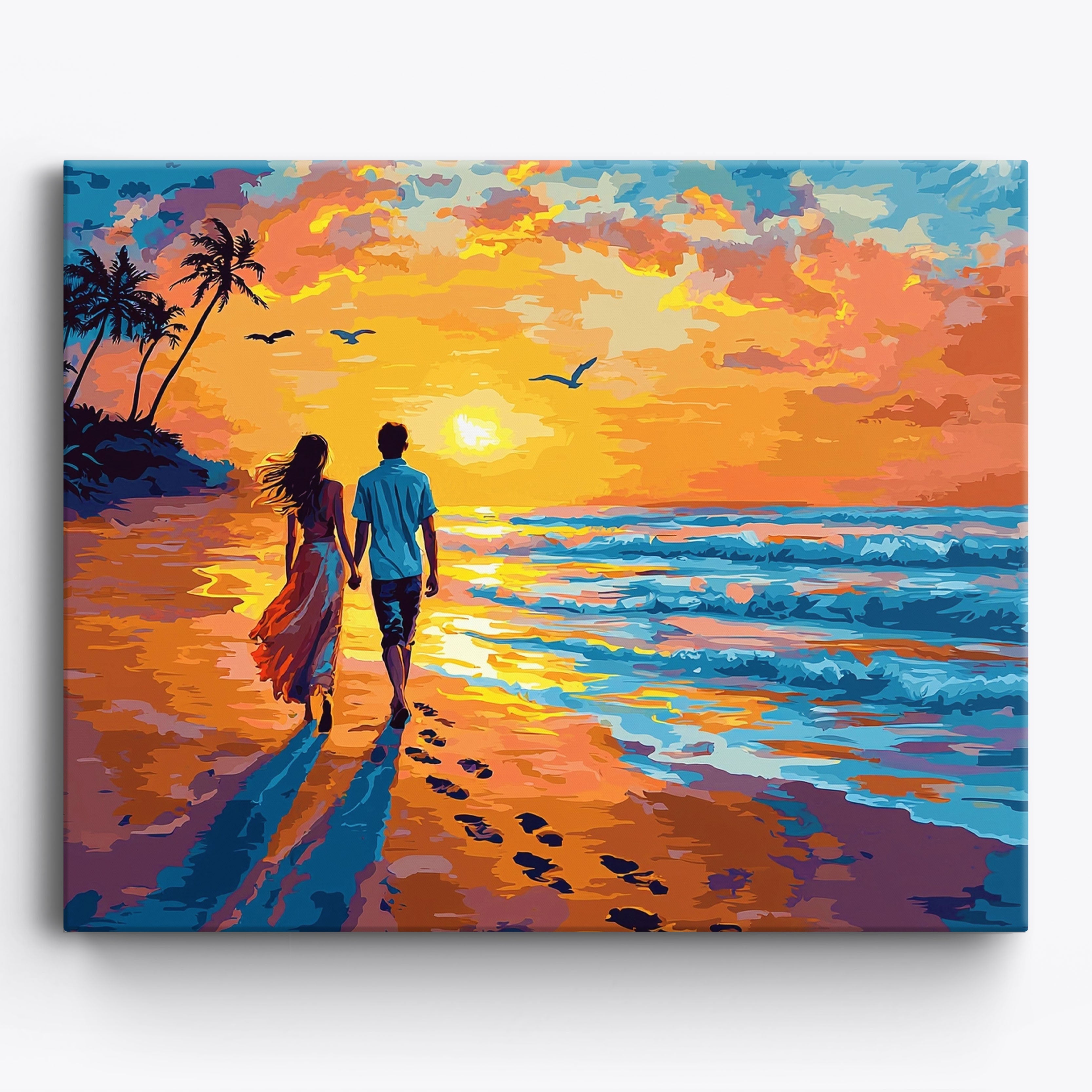 Sunset Embrace No Frame / Regular (15.75"x19.7"/40x50cm)