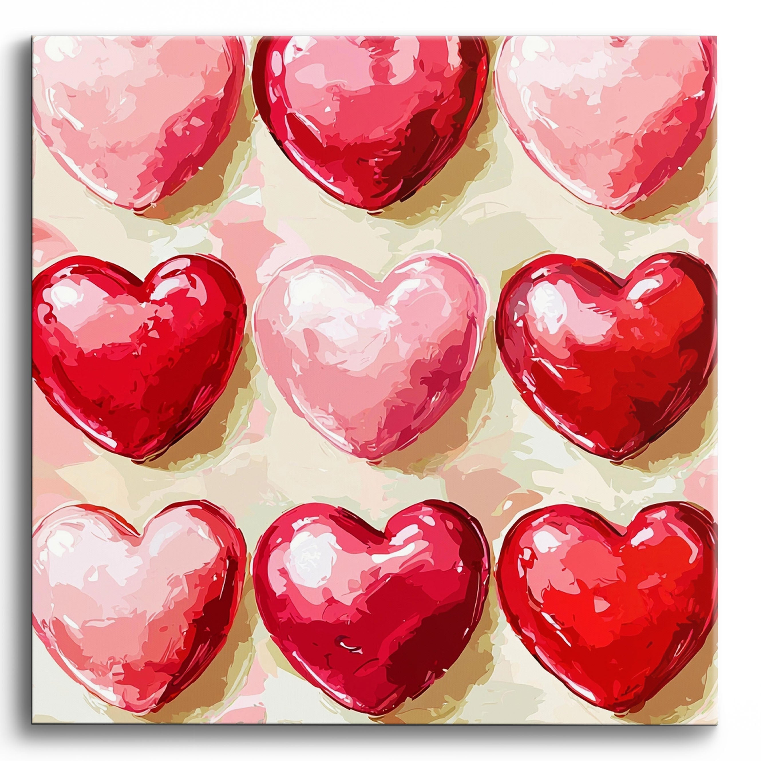 Soft Pastel Love No Frame / Regular (15.75"x15.75"/40x40cm)