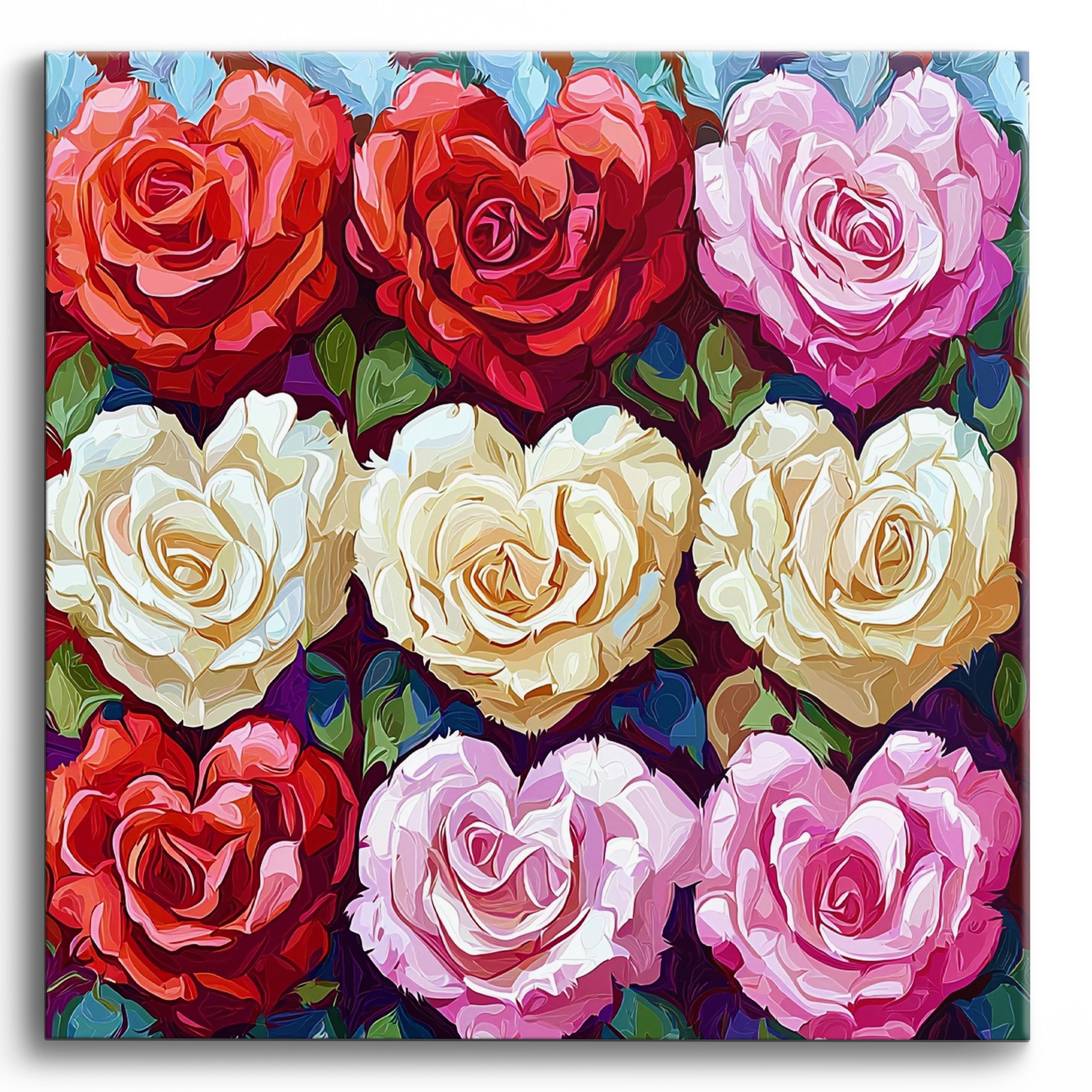 Rose Heartbeat No Frame / Regular (15.75"x15.75"/40x40cm)