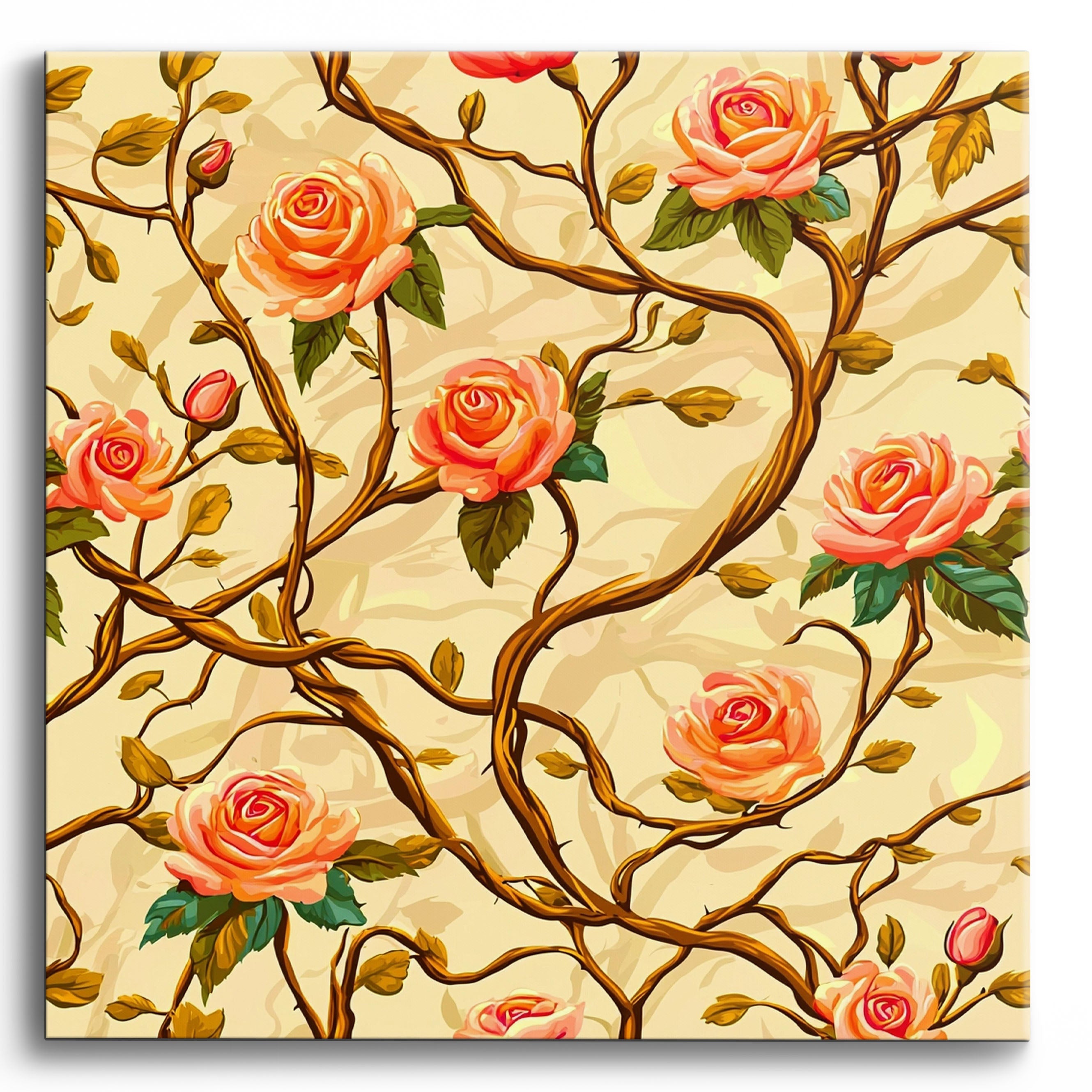 Golden Rose Harmony No Frame / Regular (15.75"x15.75"/40x40cm)