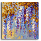 Gilded Wisteria No Frame / Regular (15.75"x15.75"/40x40cm)