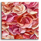 Soft Mauve Abstract No Frame / Regular (15.75"x15.75"/40x40cm)