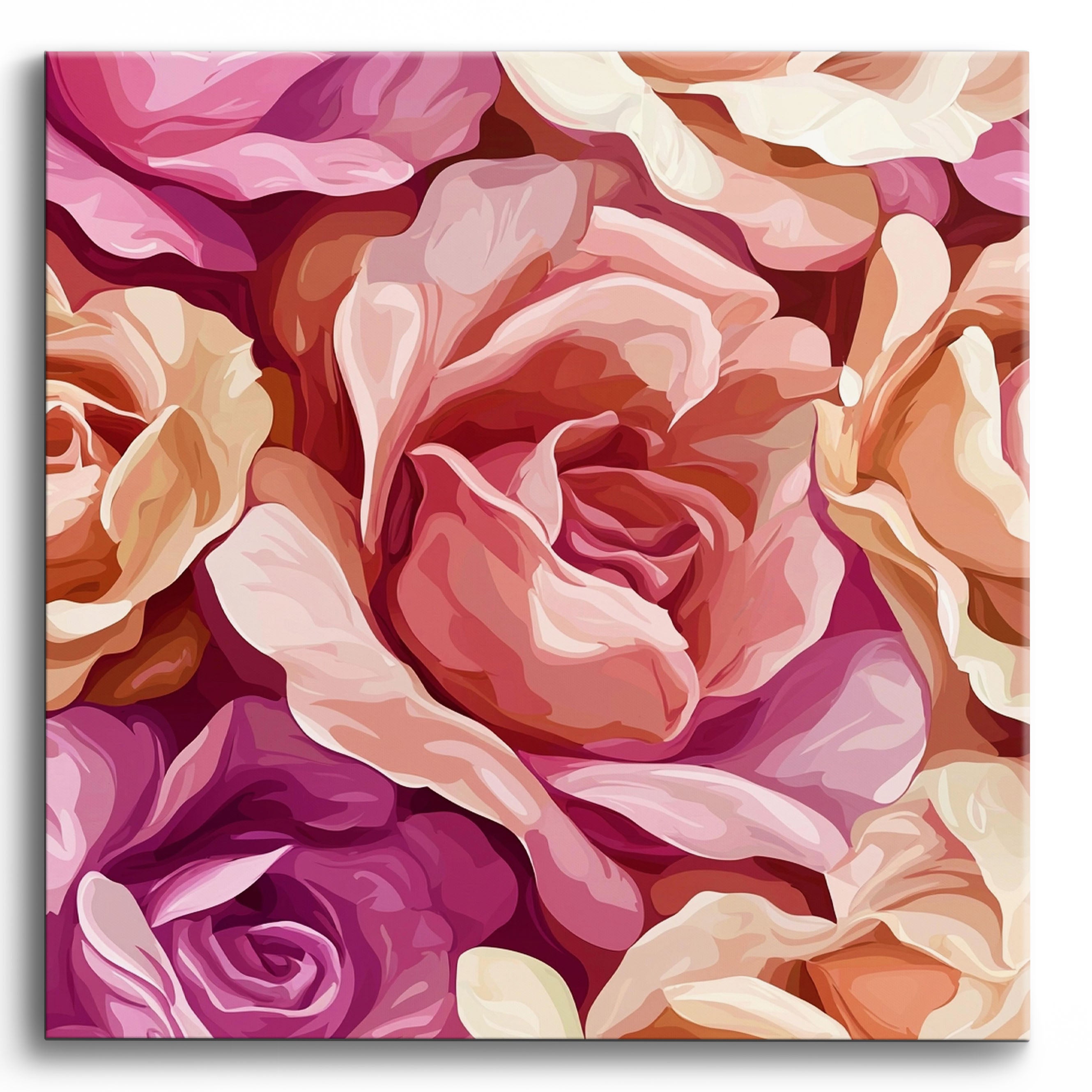 Petals In Pink No Frame / Regular (15.75"x15.75"/40x40cm)