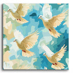 Dove Dance No Frame / Regular (15.75"x15.75"/40x40cm)