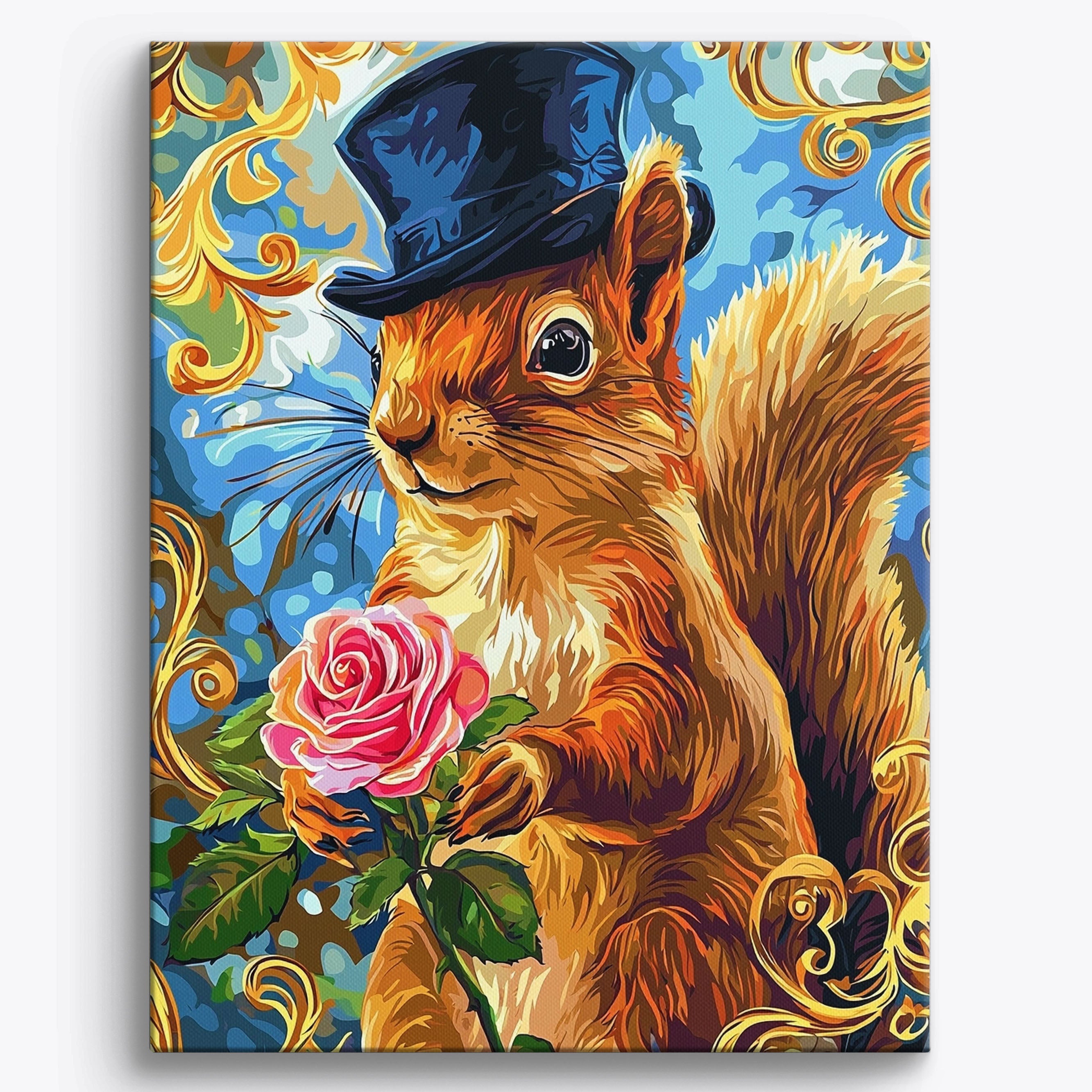 Filigree Squirrel No Frame / Regular (19.7"x15.75"/50x40cm)