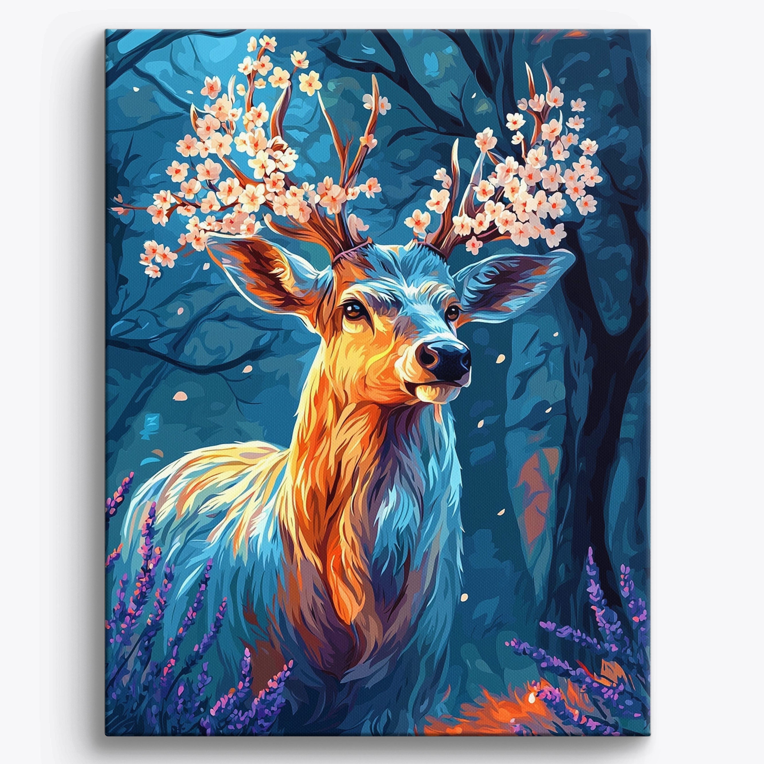 Blossomed Stag Dusk No Frame / Regular (19.7"x15.75"/50x40cm)