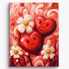 Retro Pink Fusion No Frame / Regular (19.7"x15.75"/50x40cm)