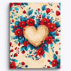 Floral Melody No Frame / Regular (19.7"x15.75"/50x40cm)