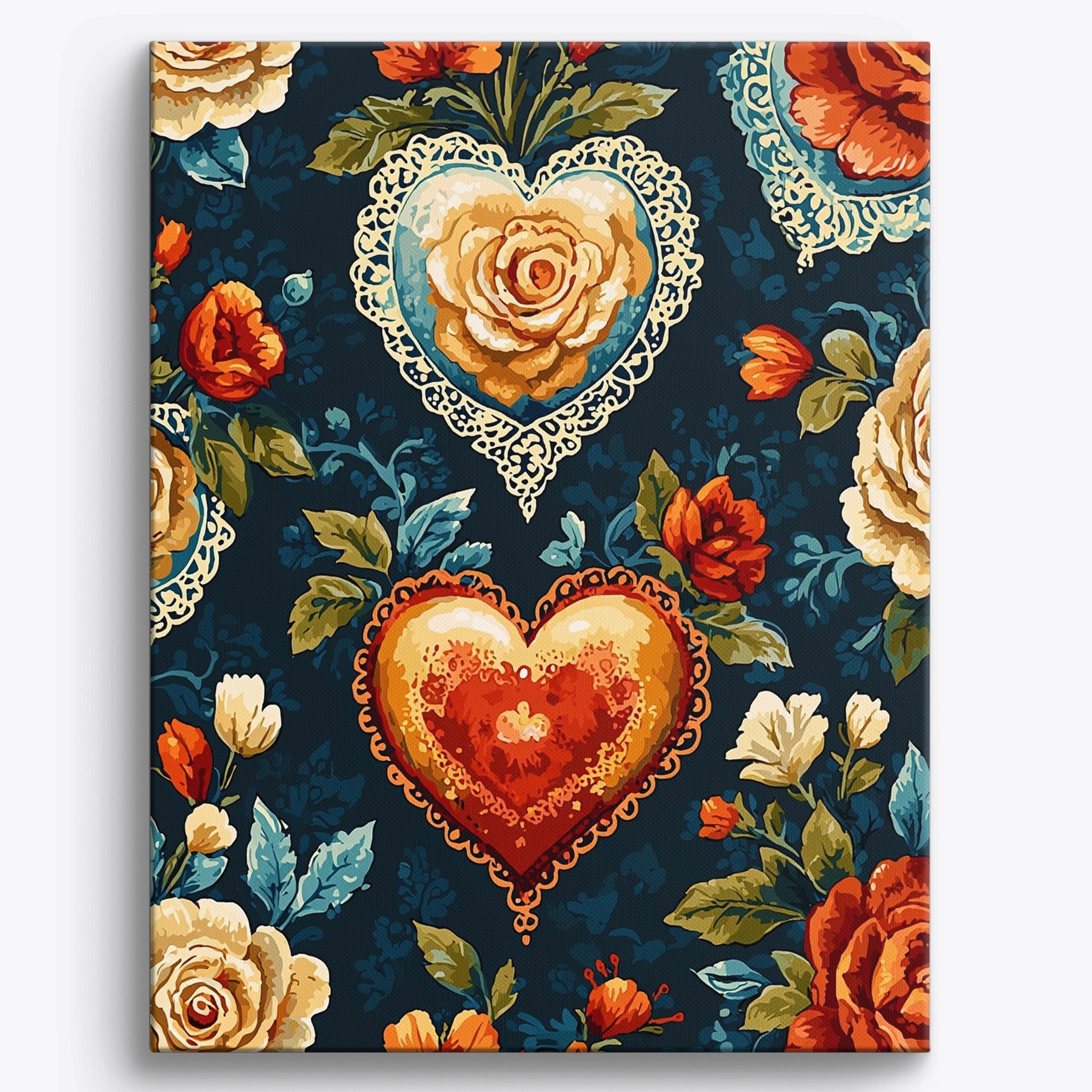 Floral Elegance No Frame / Regular (19.7"x15.75"/50x40cm)