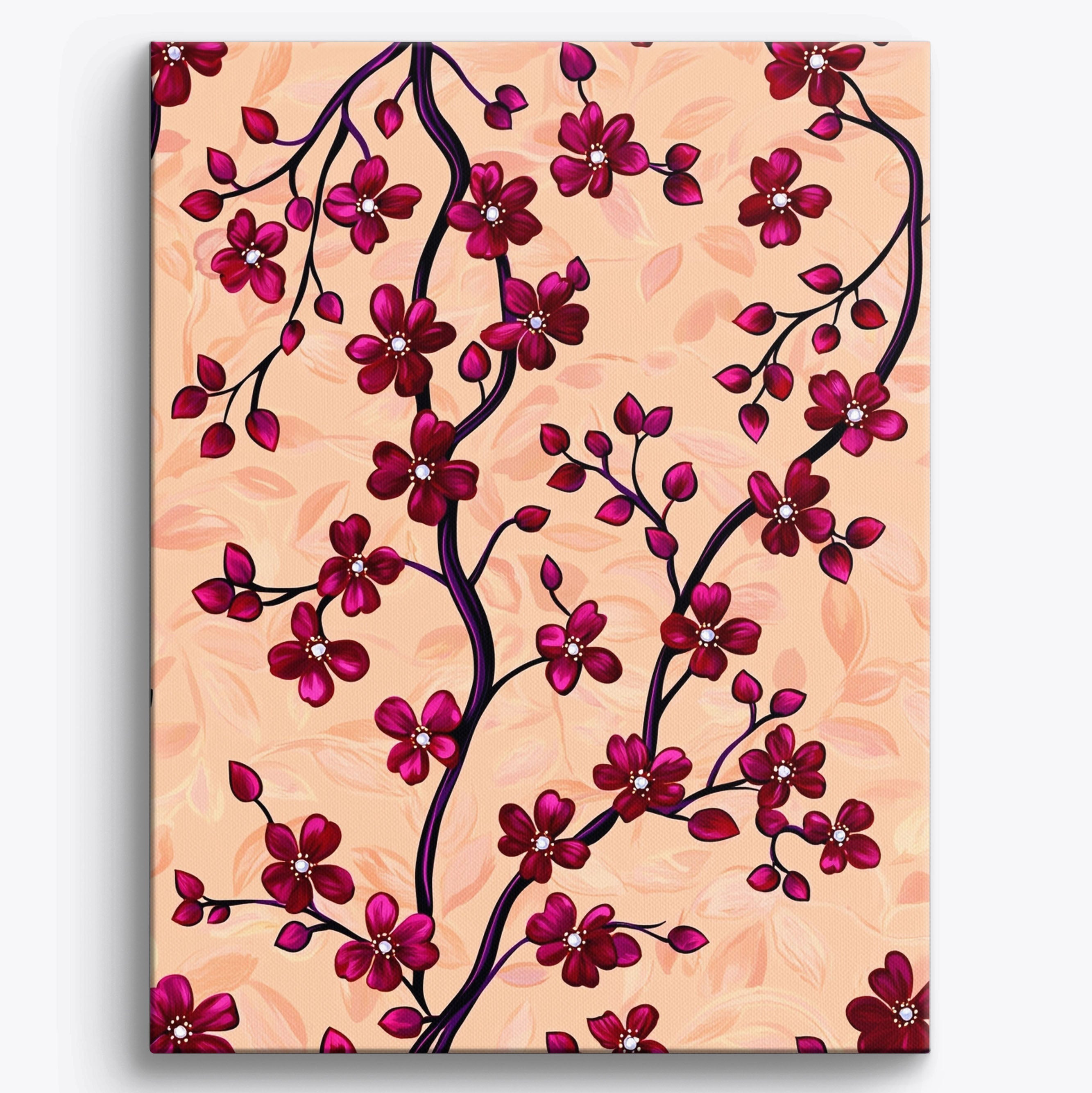 Pearl Vines No Frame / Regular (19.7"x15.75"/50x40cm)