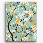 Floral Whimsy No Frame / Regular (19.7"x15.75"/50x40cm)