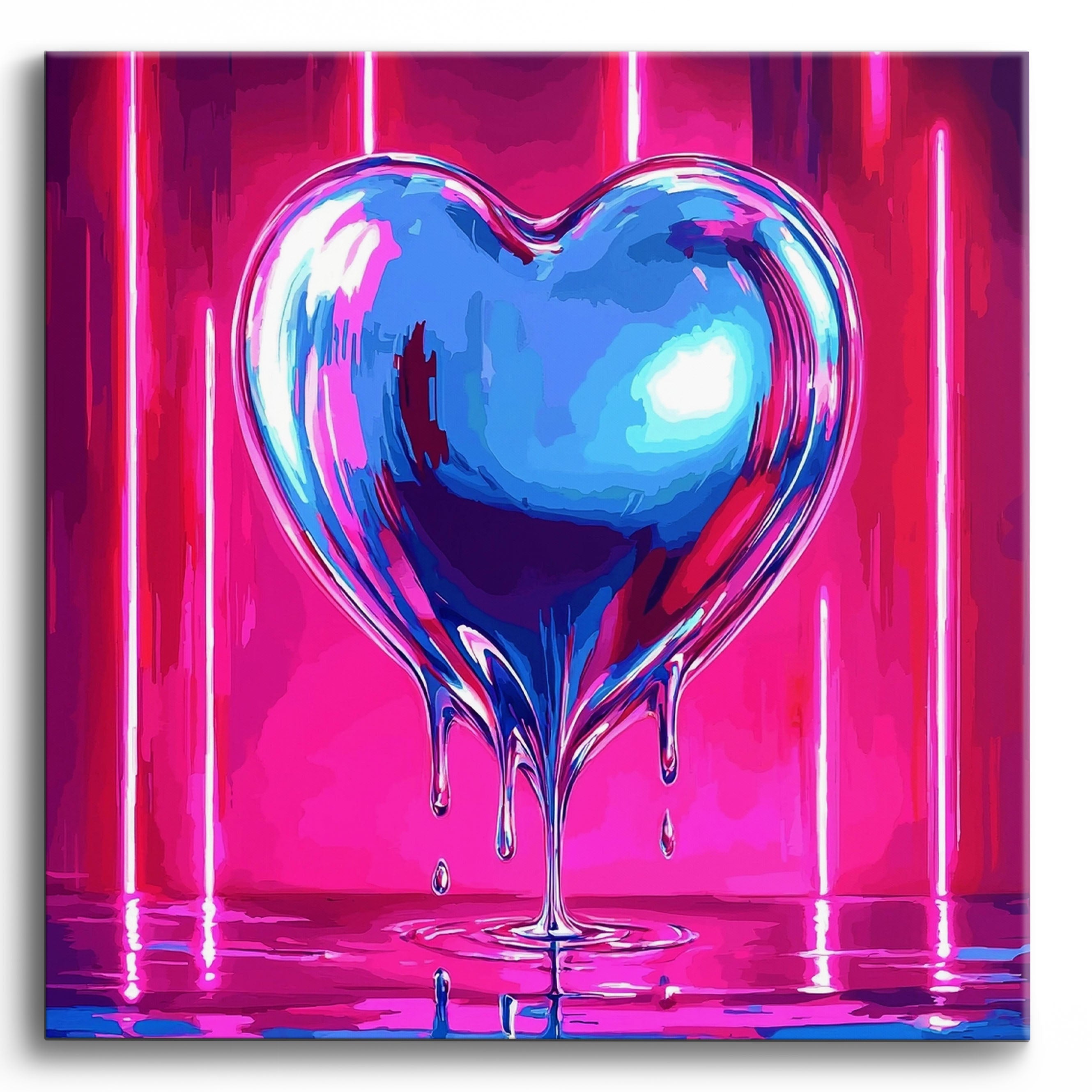 Reflective Heart No Frame / Regular (15.75"x15.75"/40x40cm)