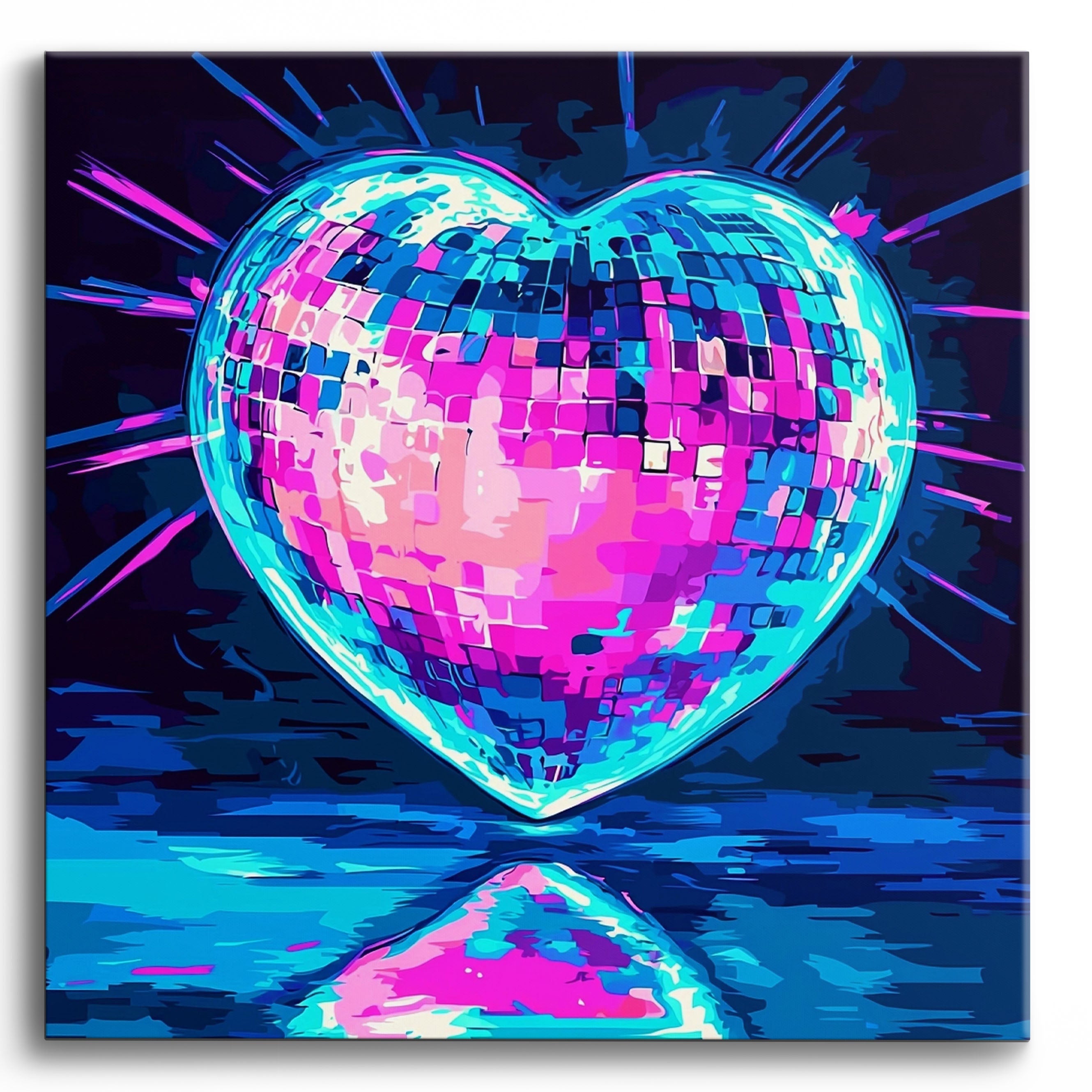 Neon Rhythm No Frame / Regular (15.75"x15.75"/40x40cm)