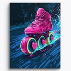 Retro Roller Glow No Frame / Regular (19.7"x15.75"/50x40cm)