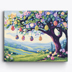 Folk Tree No Frame / 50x40cm