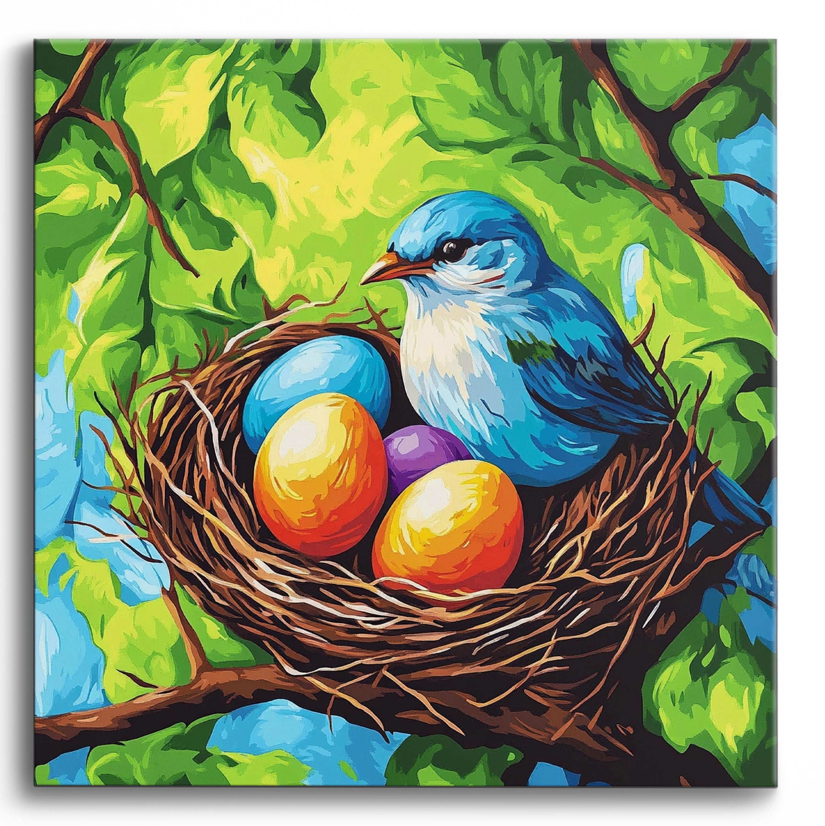 Mother Bird No Frame / 40x40cm