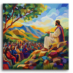 Faithful Crowd No Frame / 40x40cm