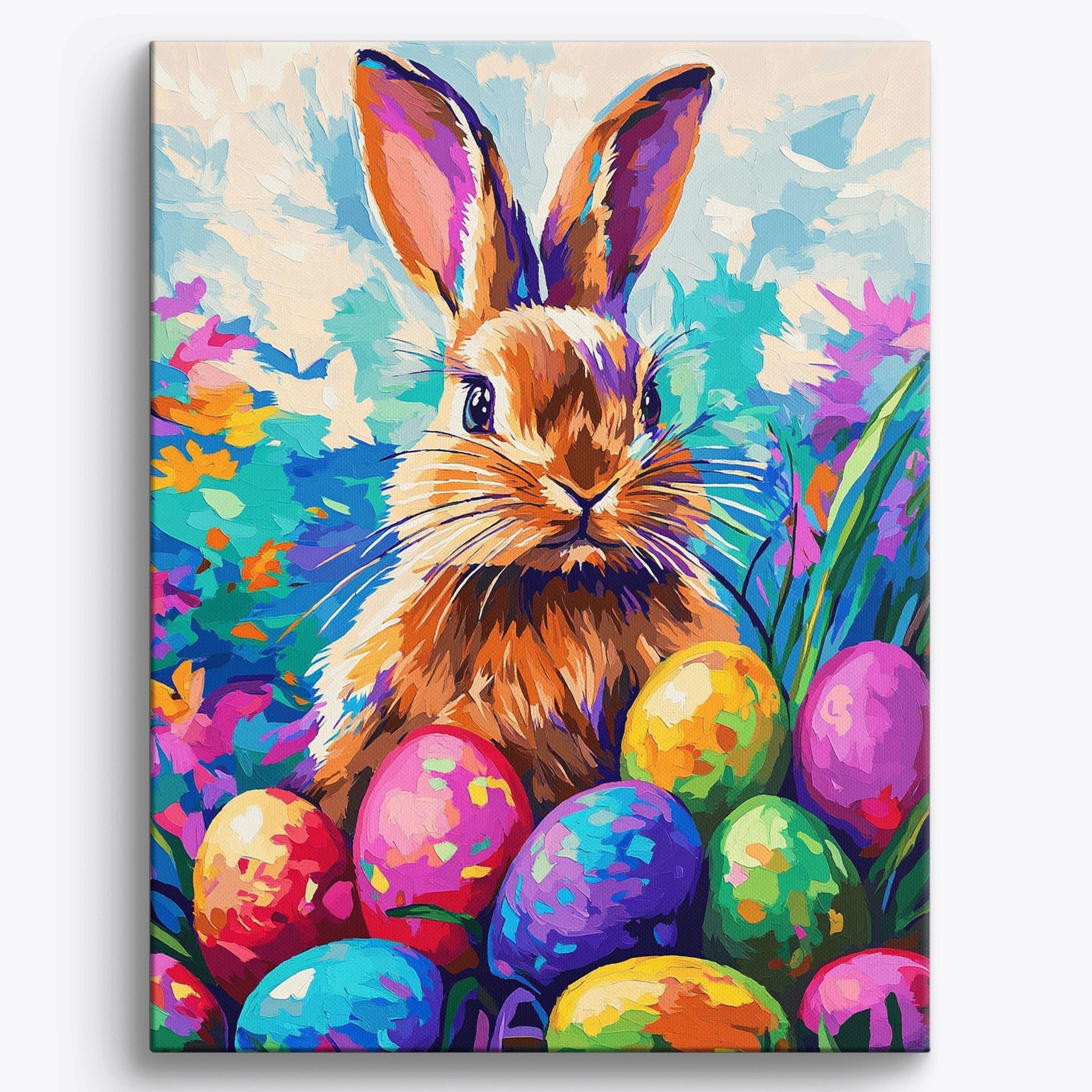 Bunny Egg Display No Frame / 40x50cm