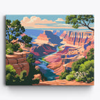 River Glow No Frame / 50x40cm