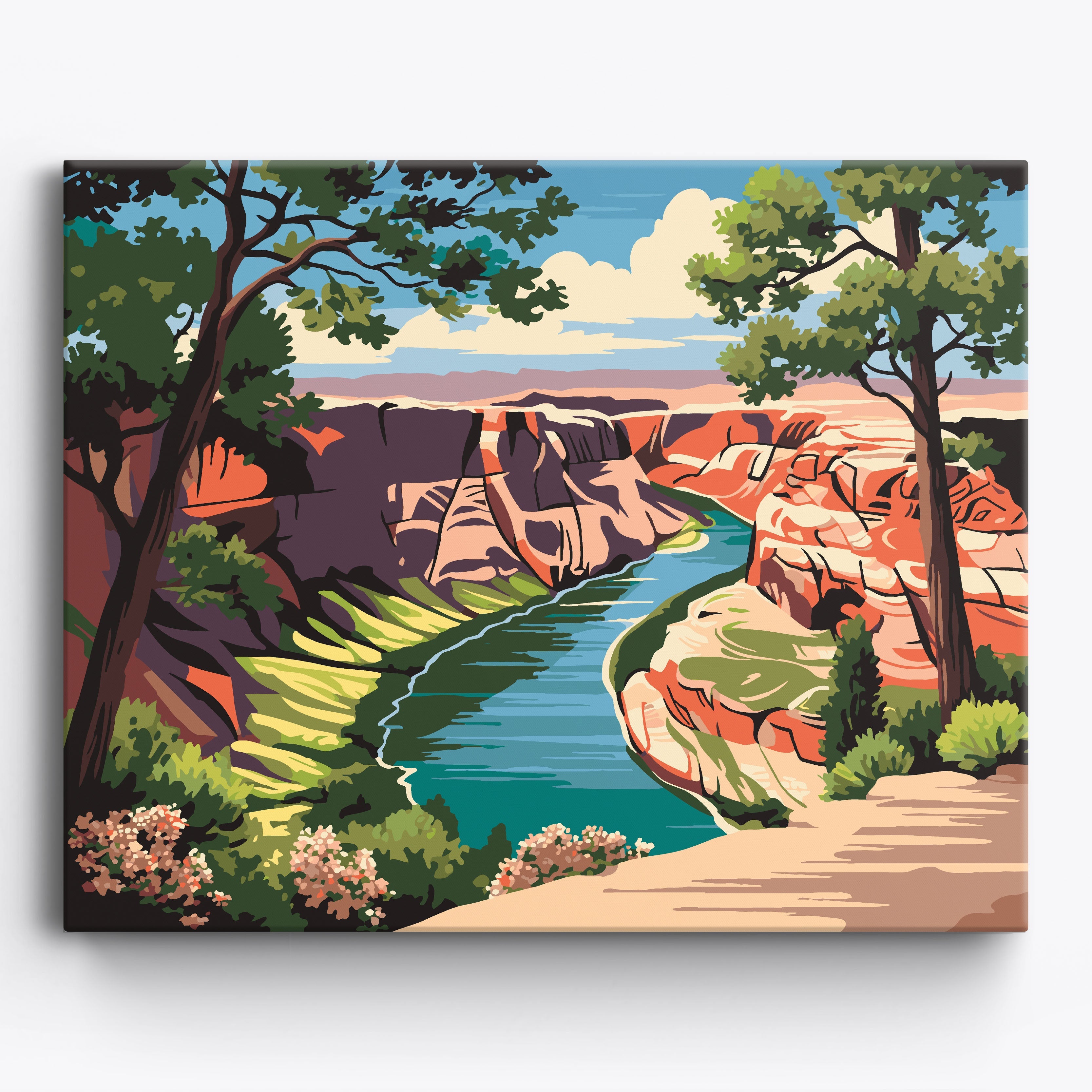 Desert Curve No Frame / 50x40cm