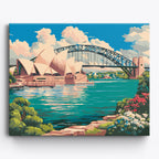 Sail Bridge Glow No Frame / 50x40cm