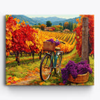 Autumn Wheels No Frame / 50x40cm