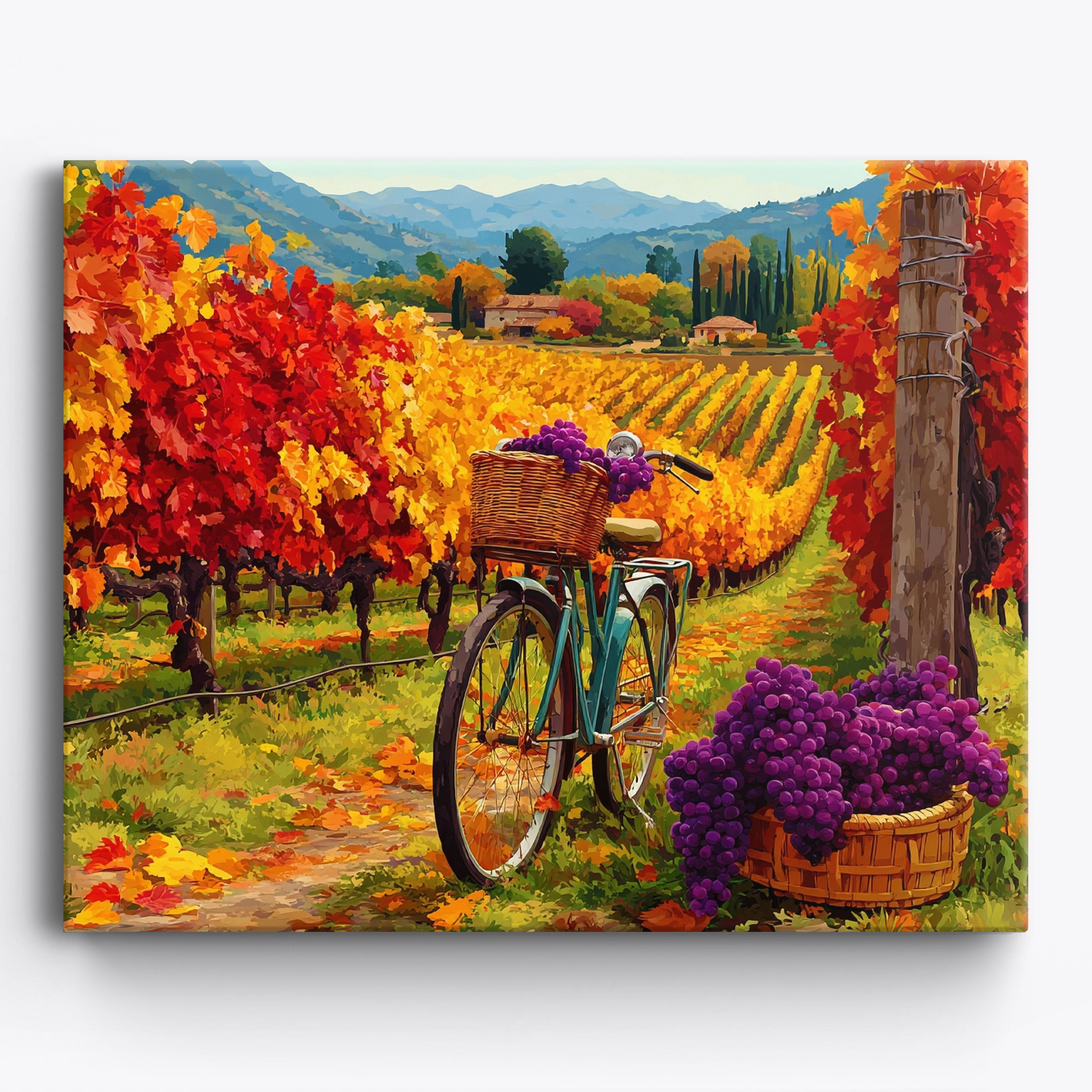 Autumn Wheels No Frame / 50x40cm