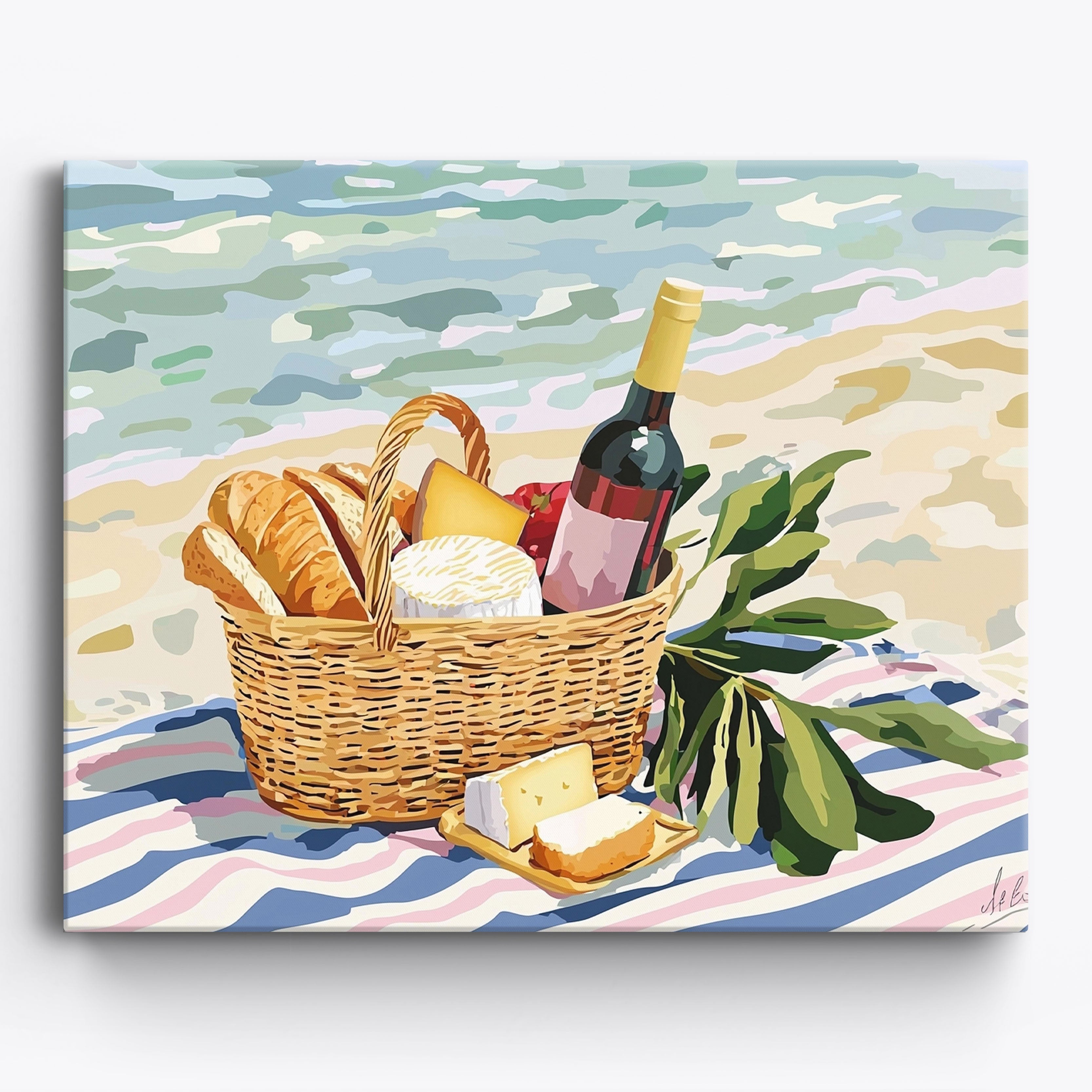 Blissful Seaside Snack No Frame / 50x40cm