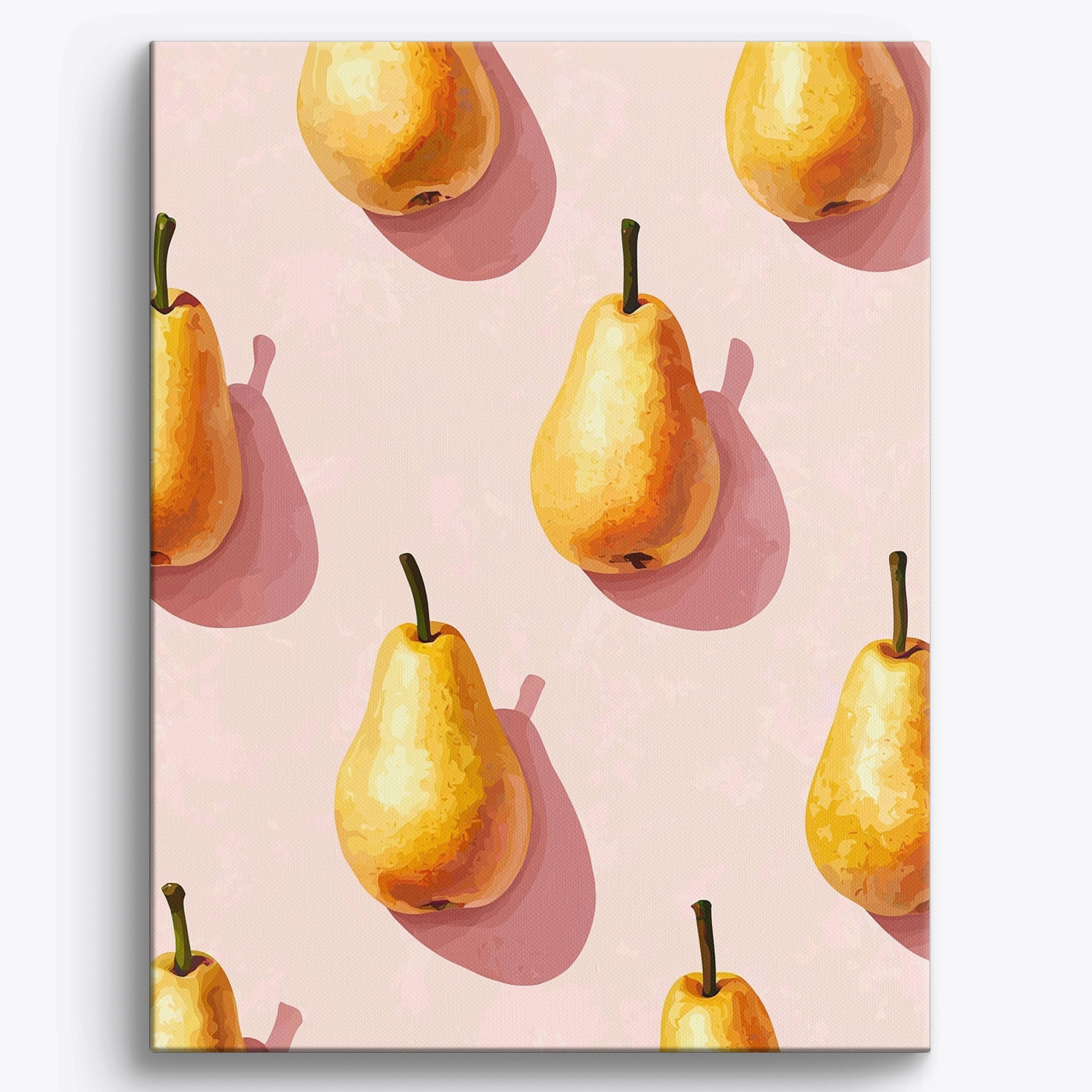 Pear Pattern No Frame / 40x50cm