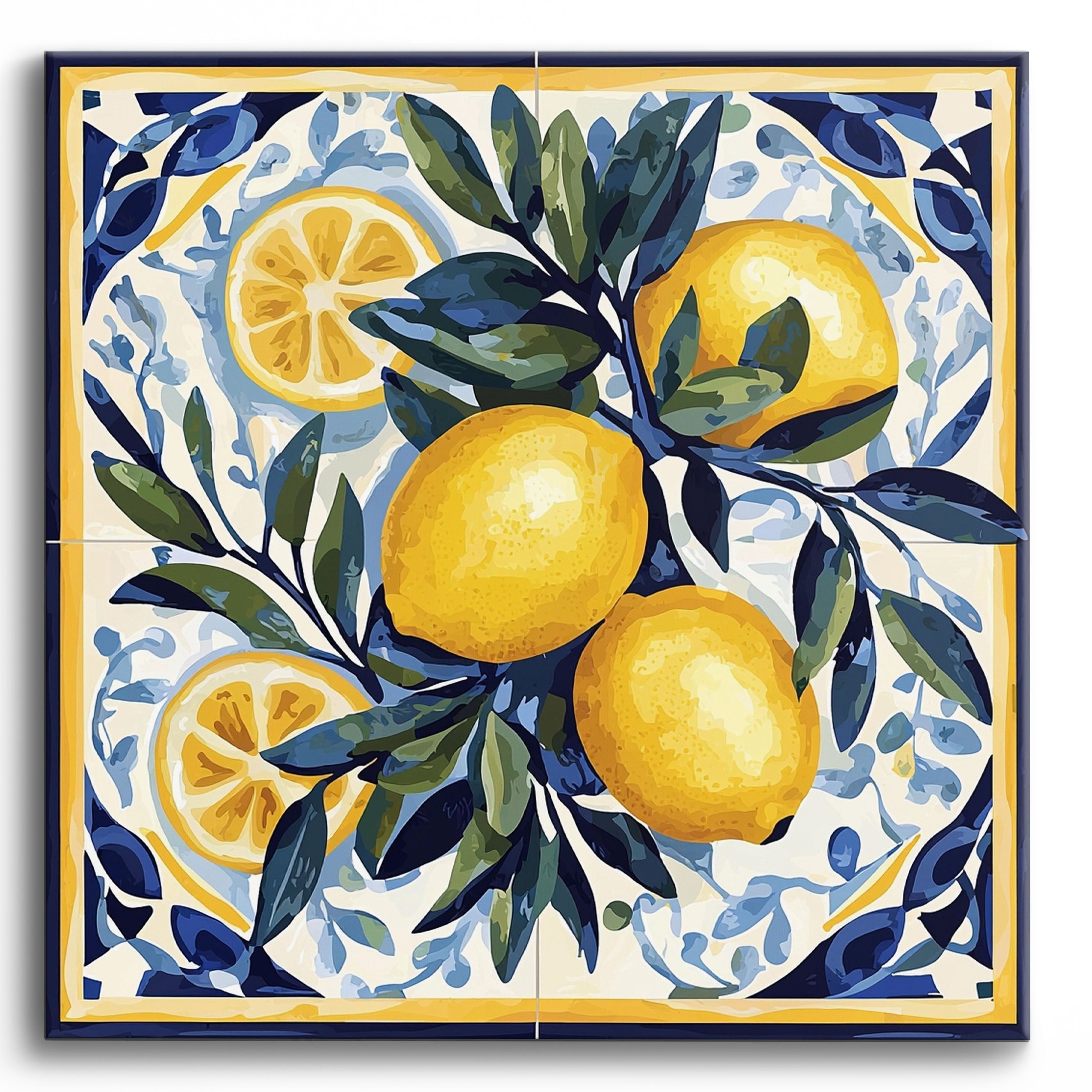 Citrus Geometrics No Frame / 40x40cm