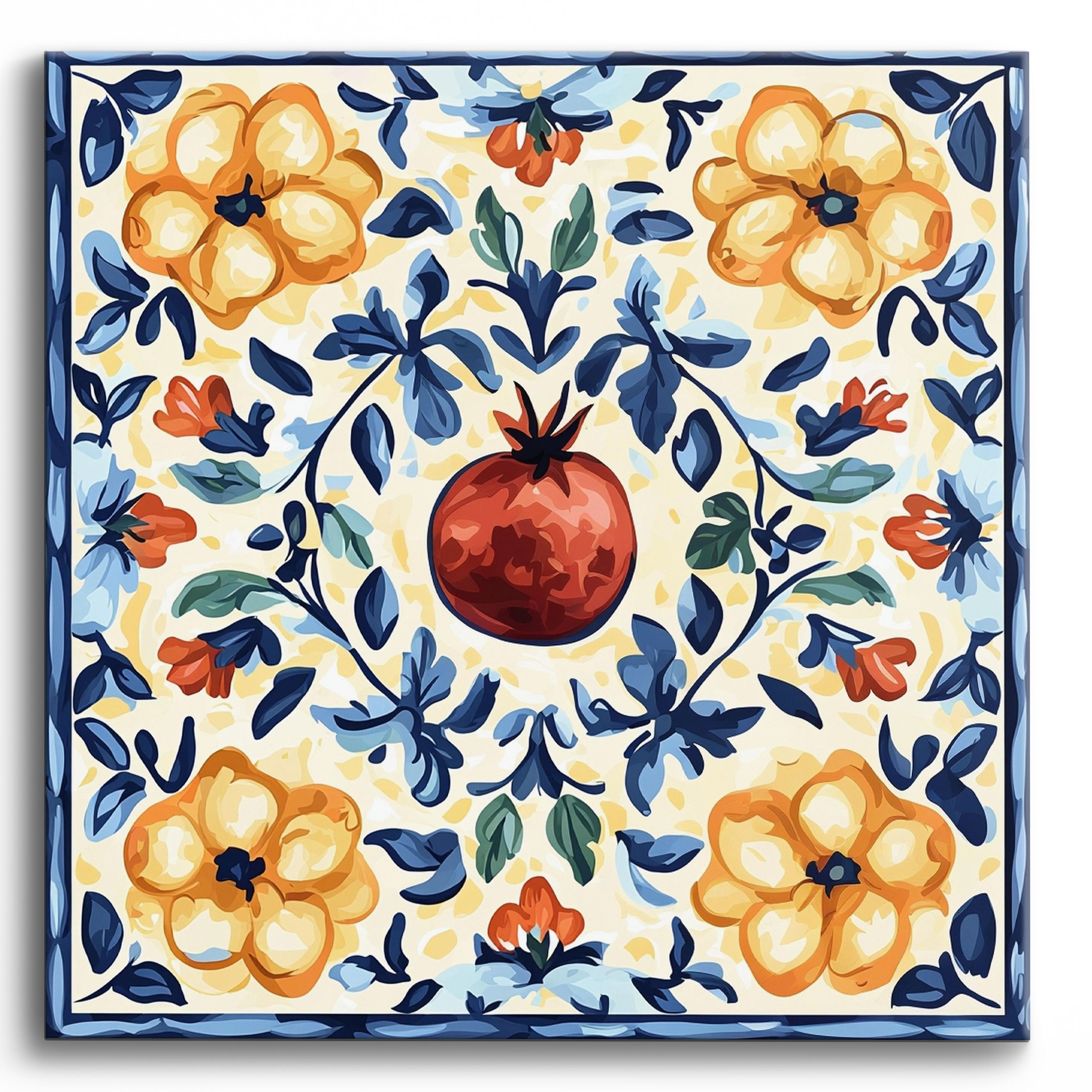 Terracotta Bloom No Frame / 40x40cm