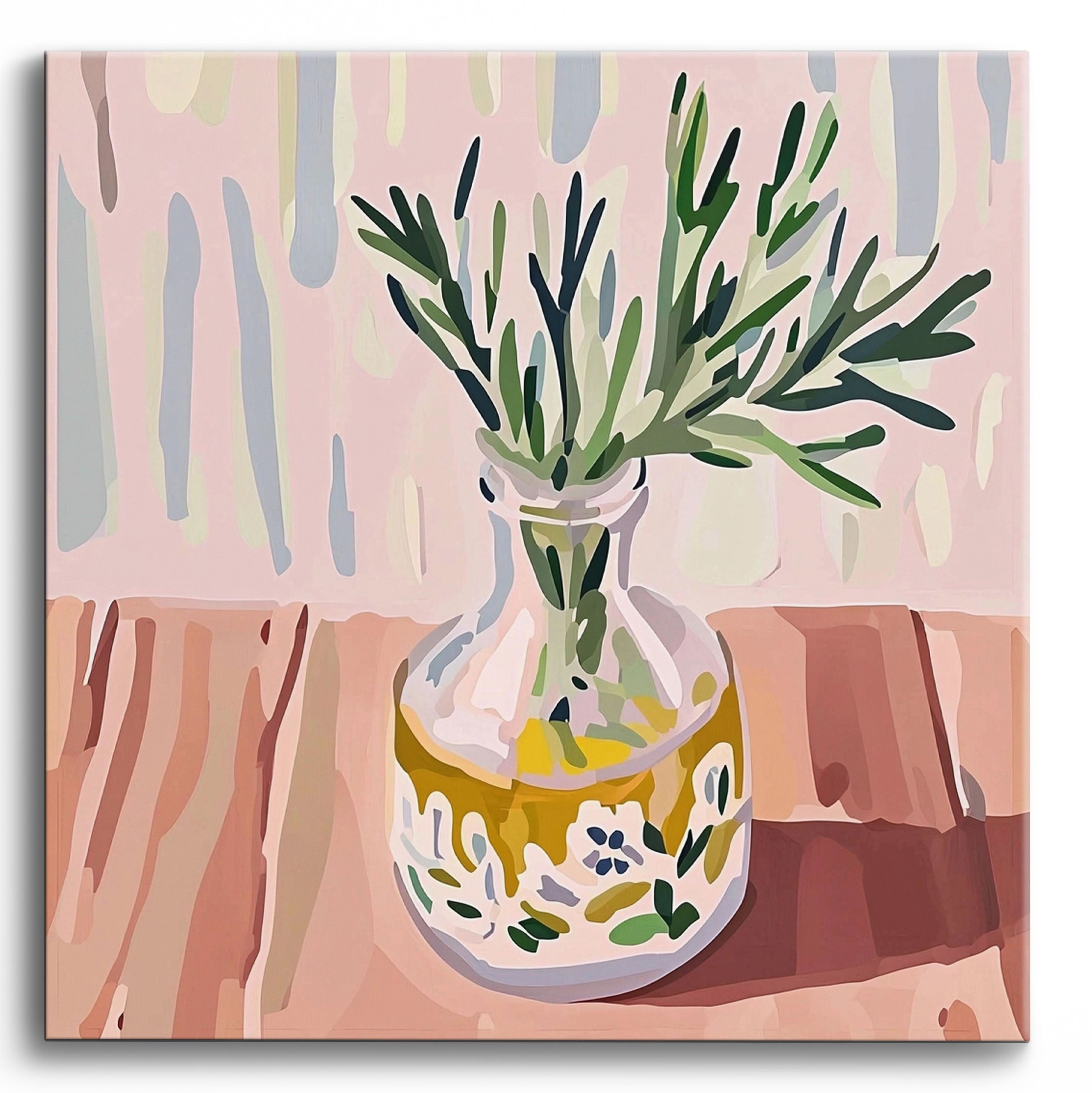 Olive Serenity No Frame / 40x40cm