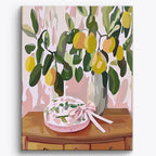 Ribbon Beret Elegance No Frame / 40x50cm