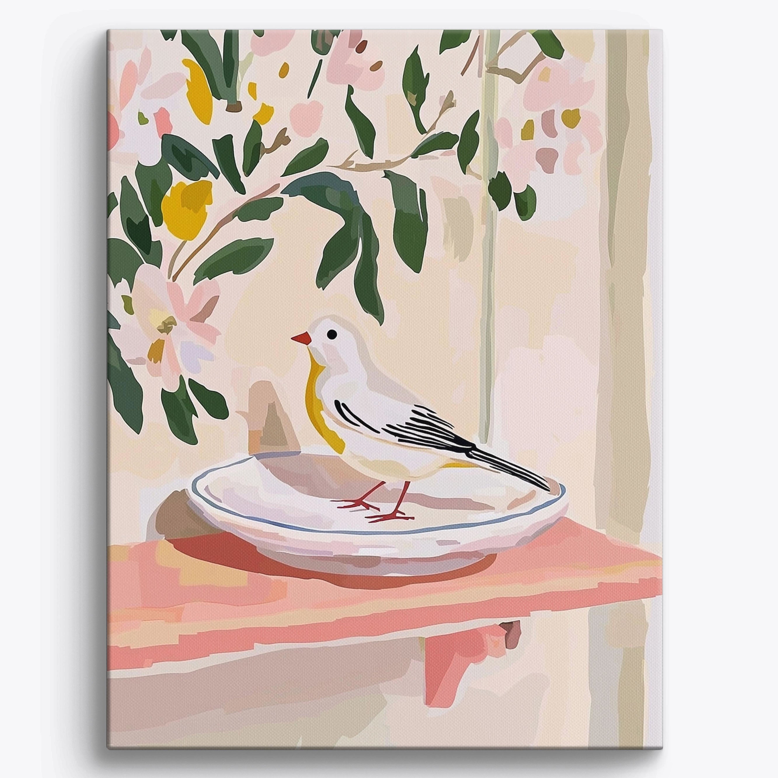 Pastel Aviary No Frame / 40x50cm