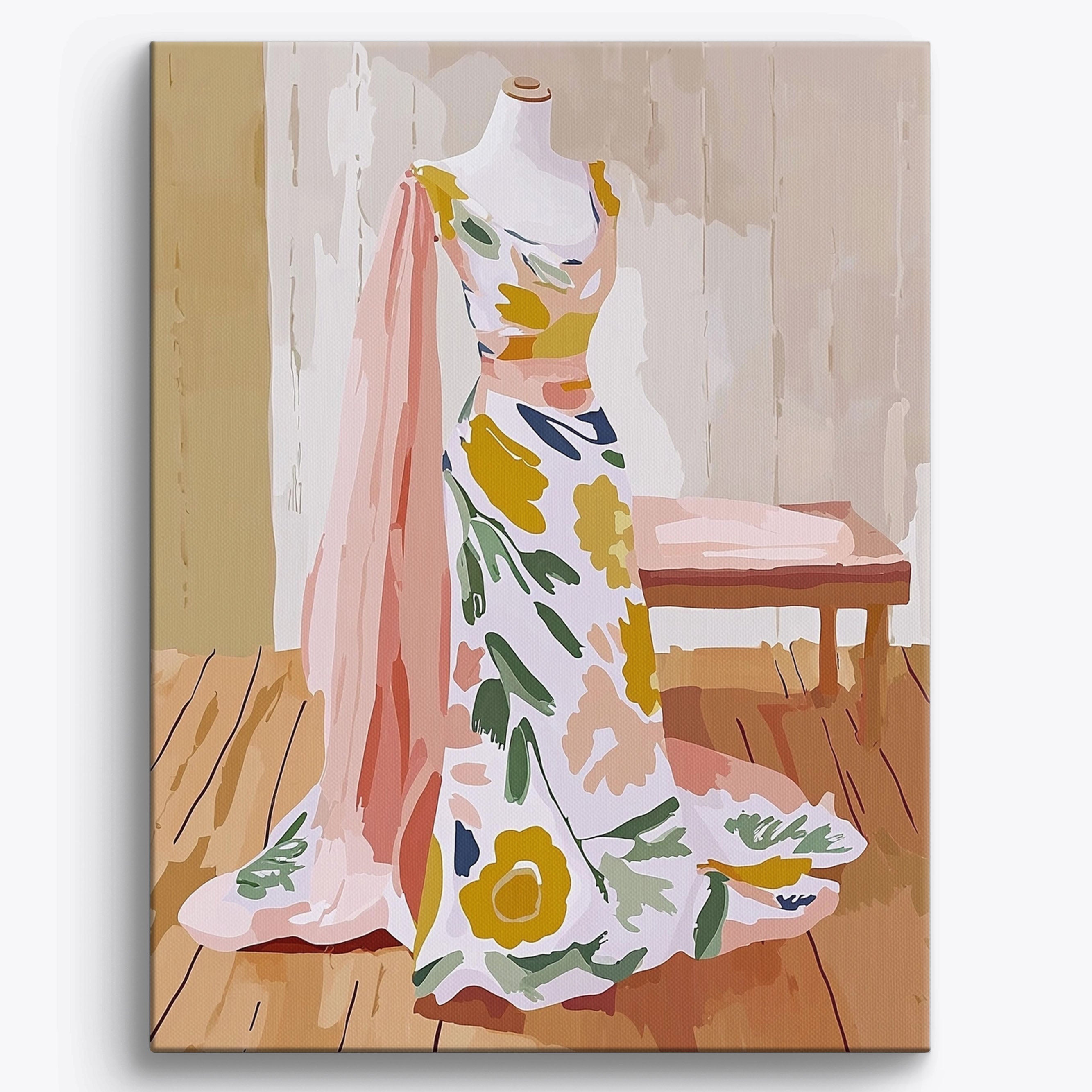 Graceful Drapes No Frame / 40x50cm