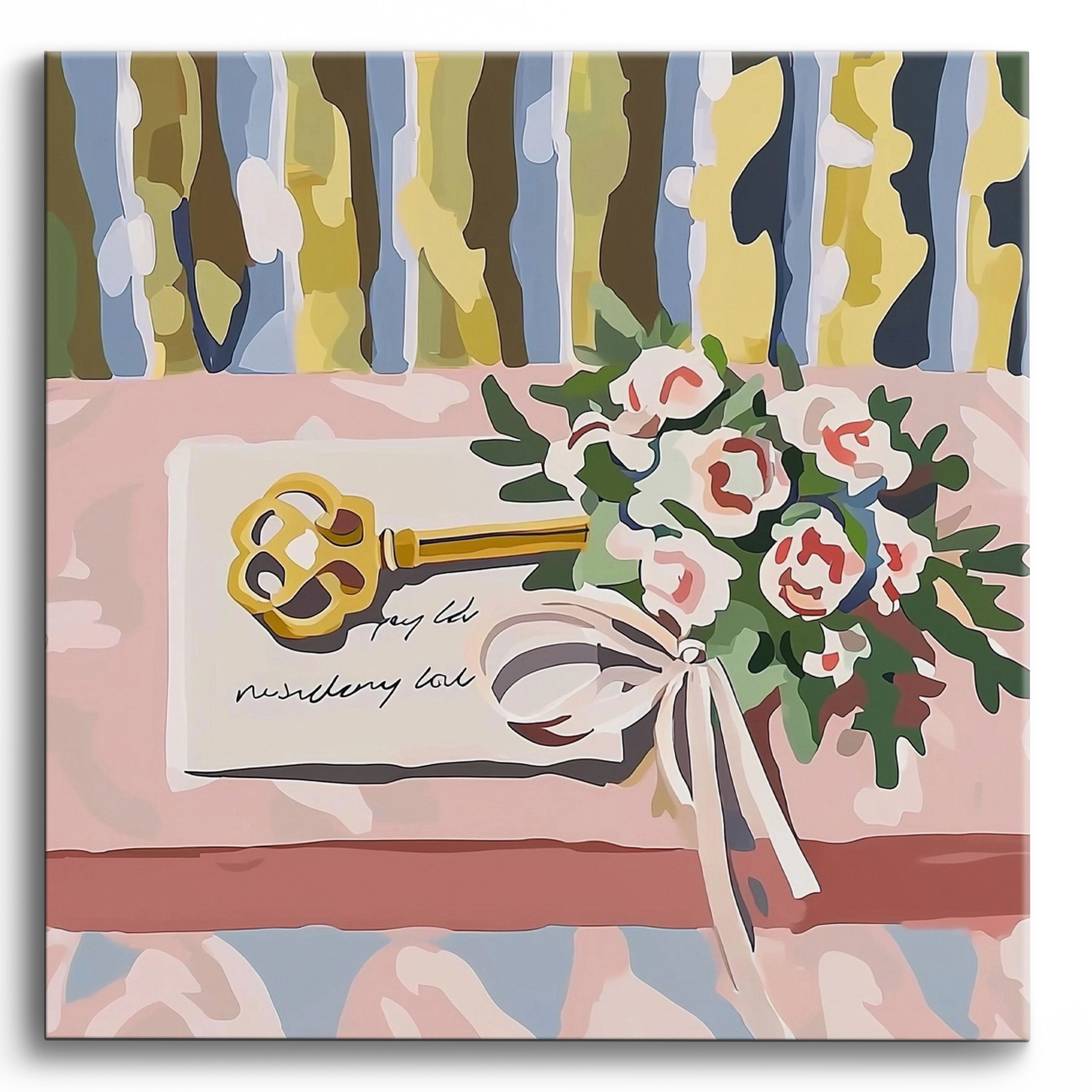 Vintage Note Elegance No Frame / 40x40cm