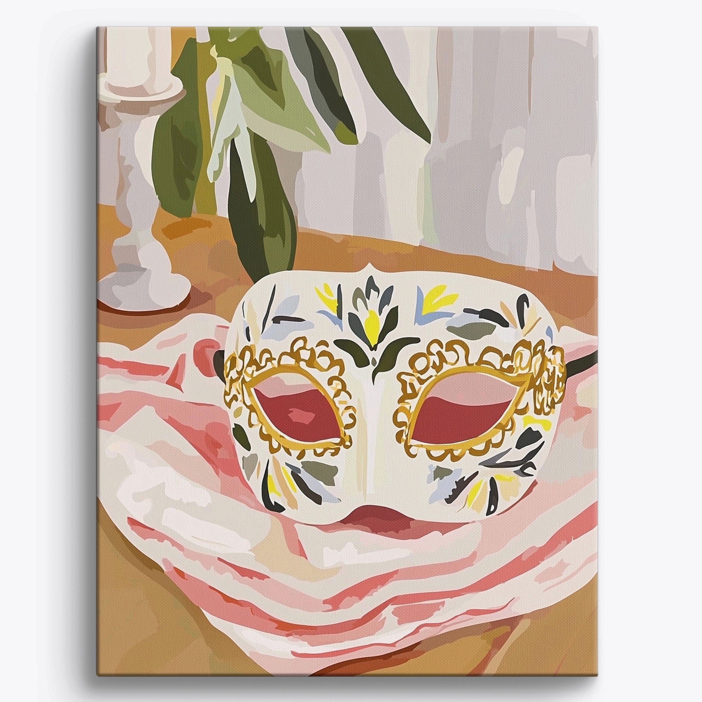 Silk Mask No Frame / 40x50cm