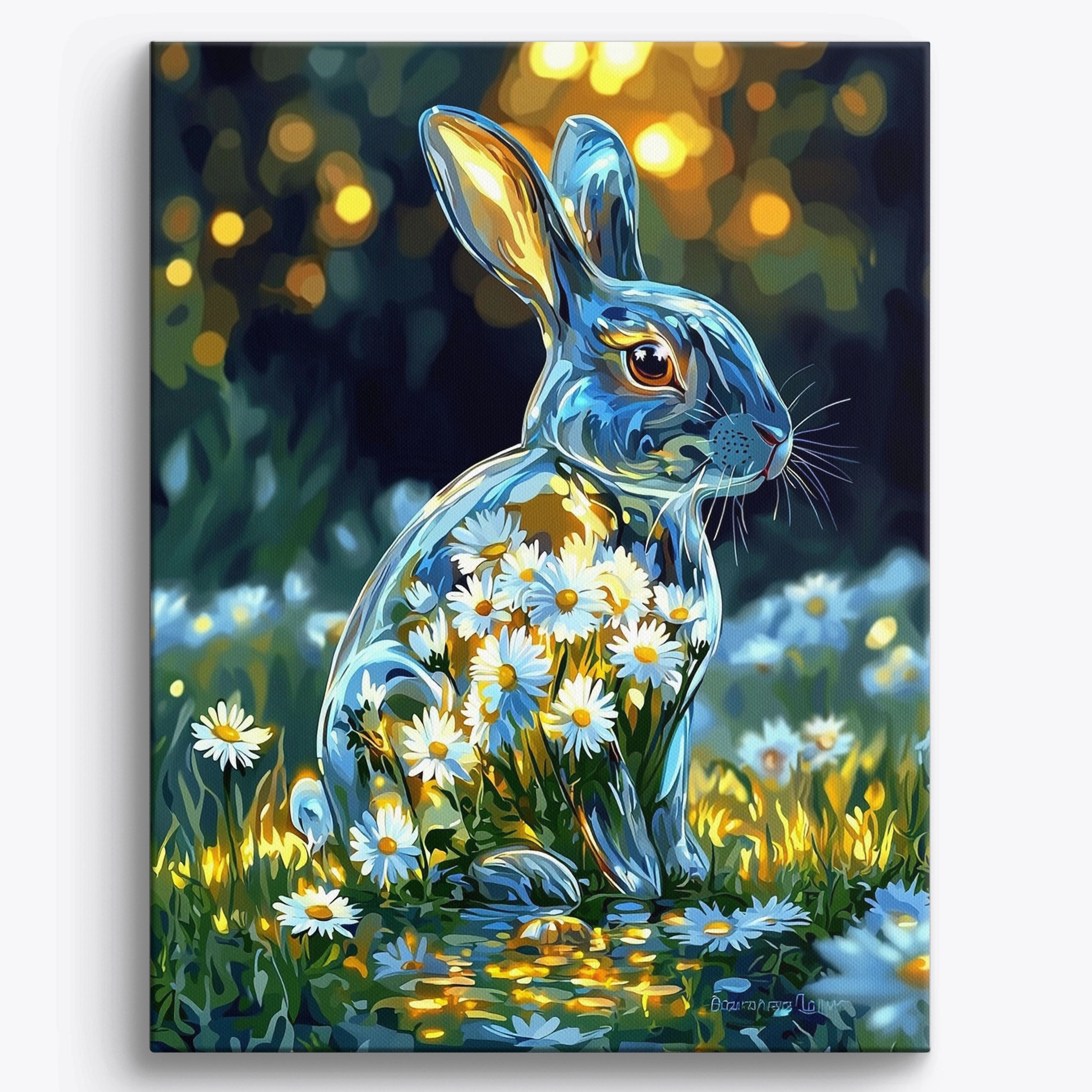 Daisy Meadow Glow No Frame / 40x50cm