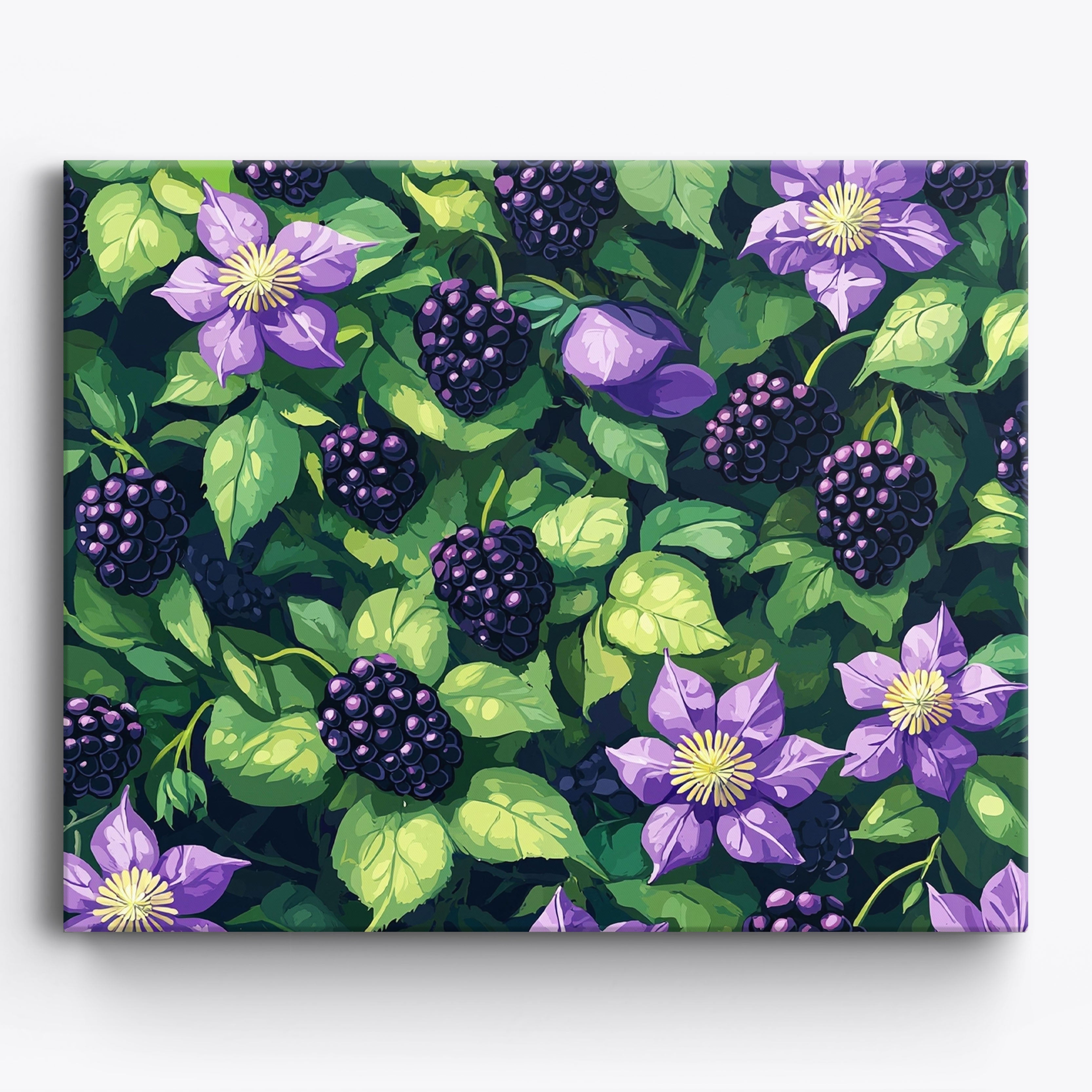 Berry Bloom No Frame / 50x40cm