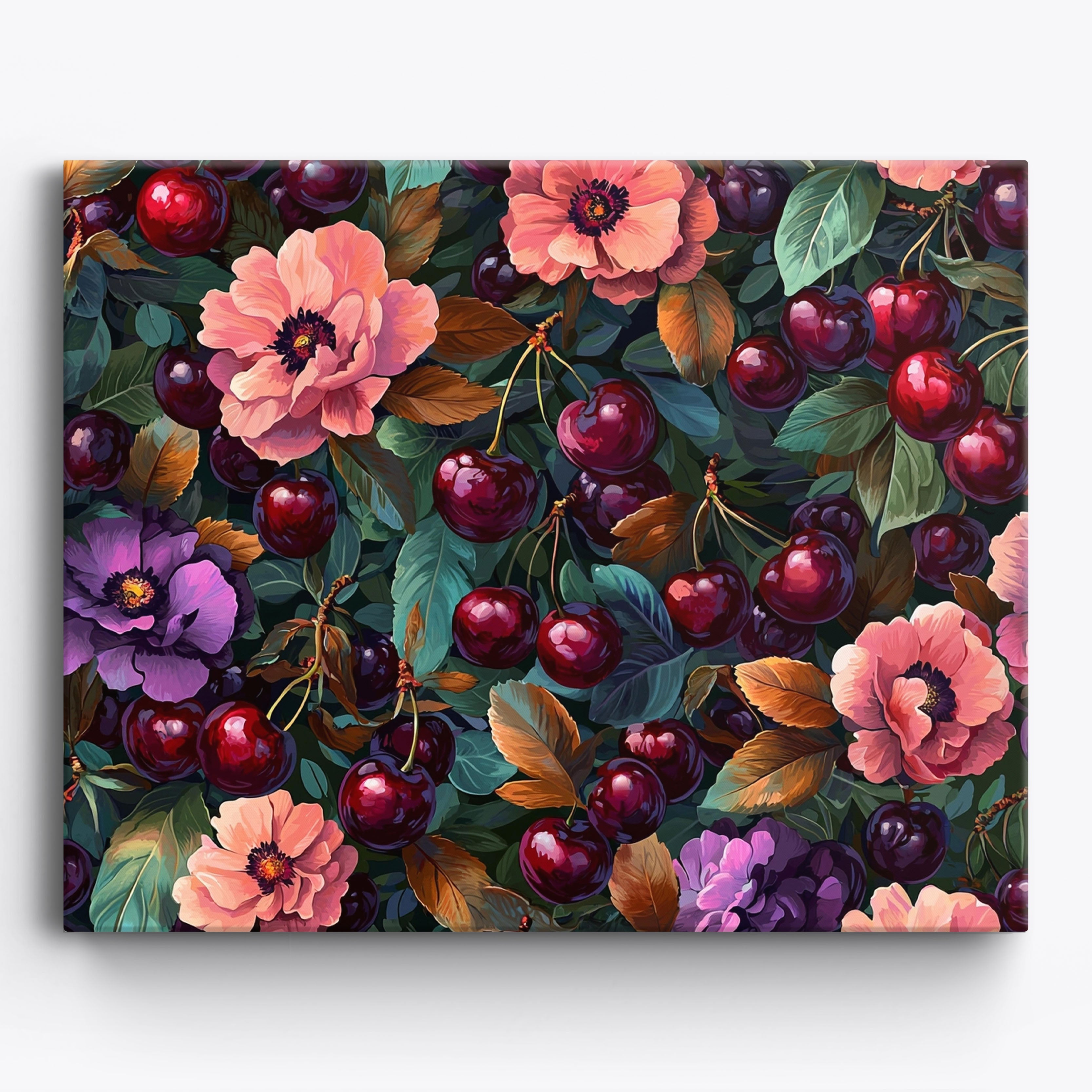 Crimson Bouquet No Frame / 50x40cm