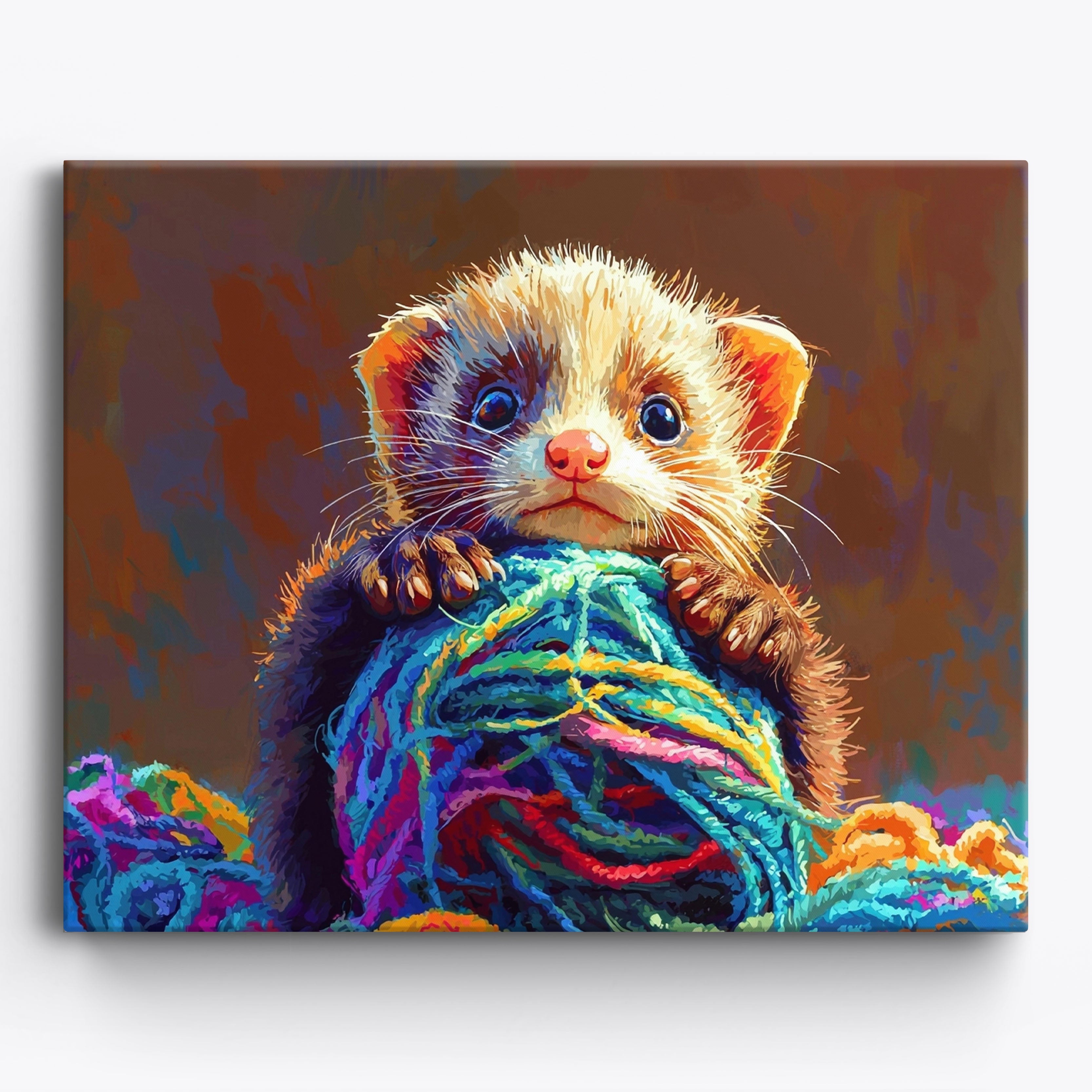 Yarn Fiasco No Frame / 50x40cm