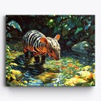 Curious Tapir No Frame / 50x40cm