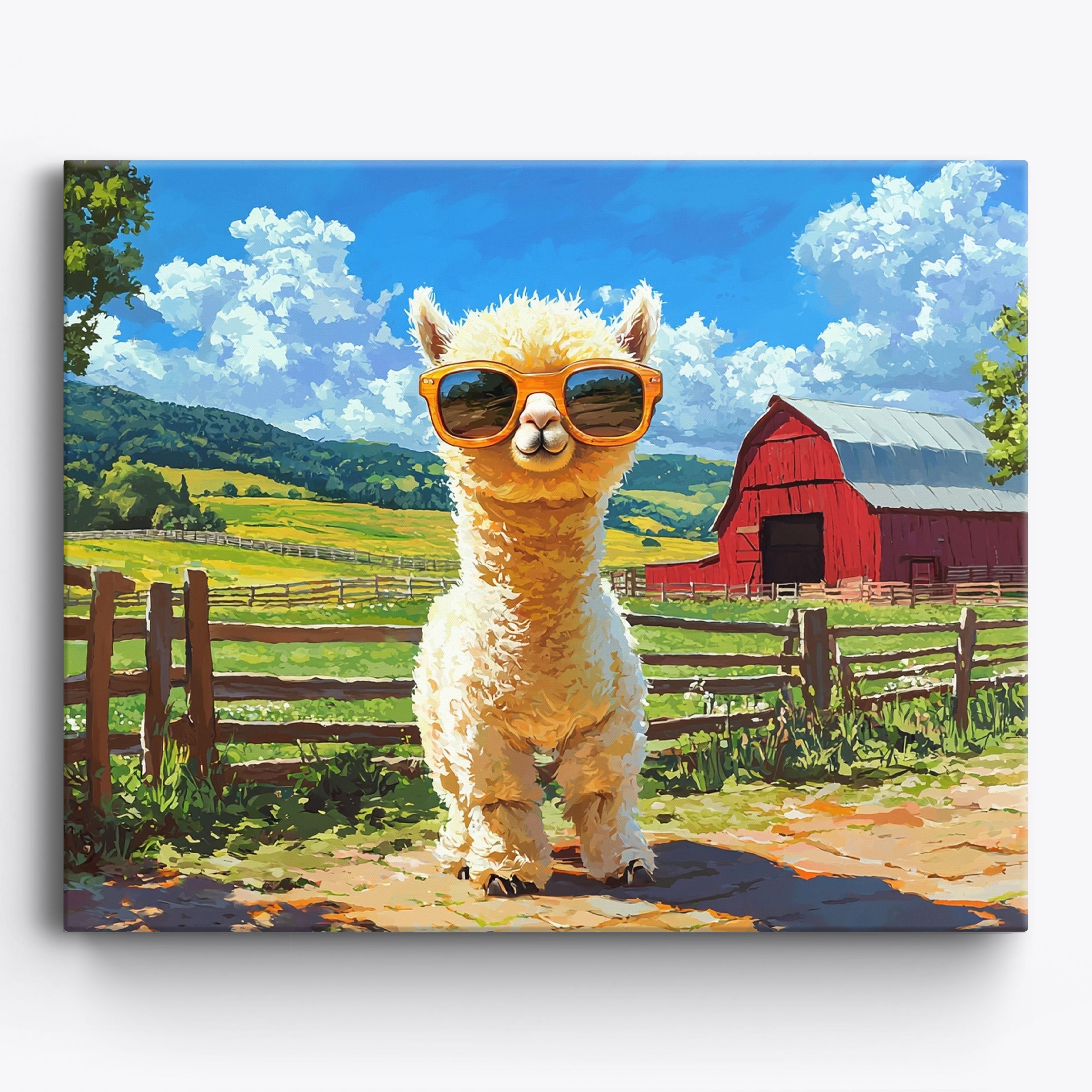 Alpaca Chic No Frame / 50x40cm