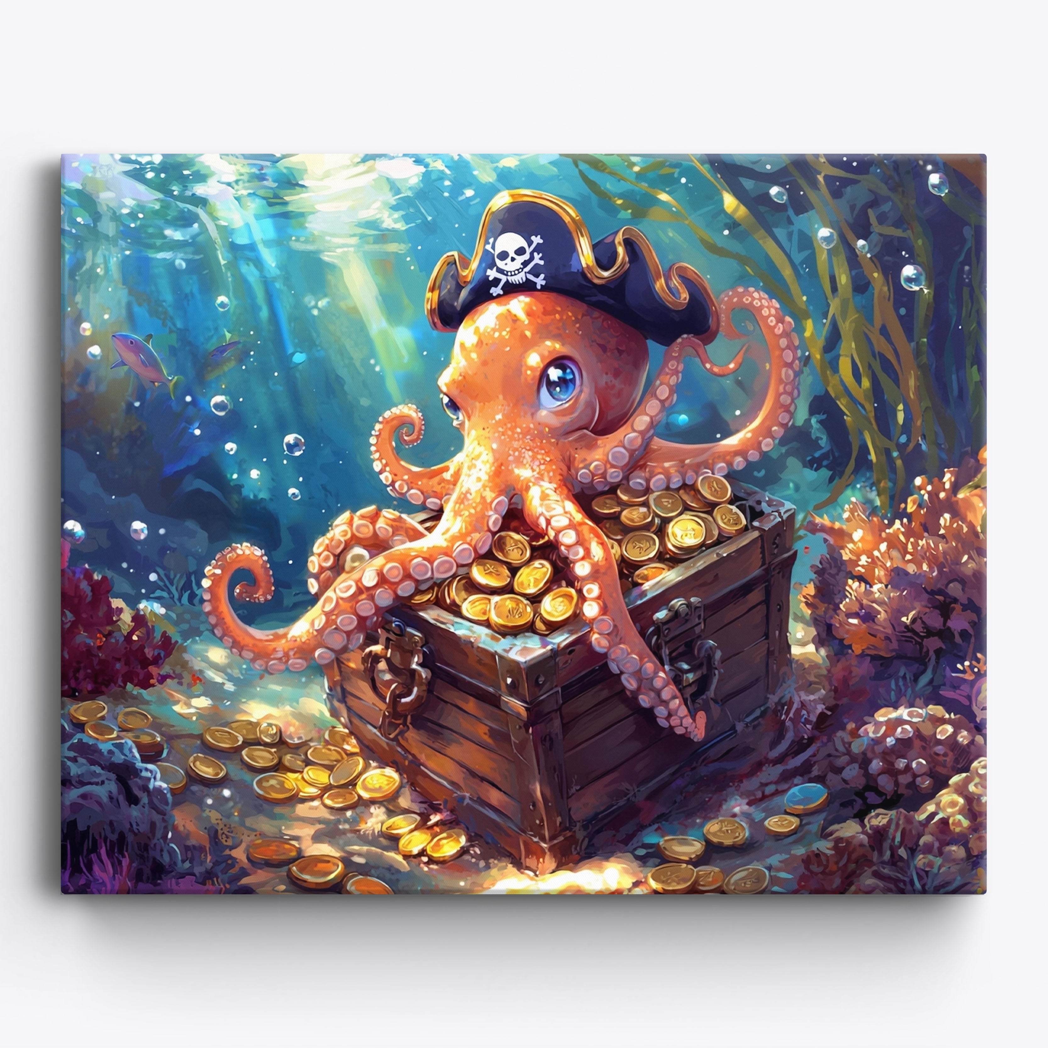 Octo Hoard No Frame / 50x40cm
