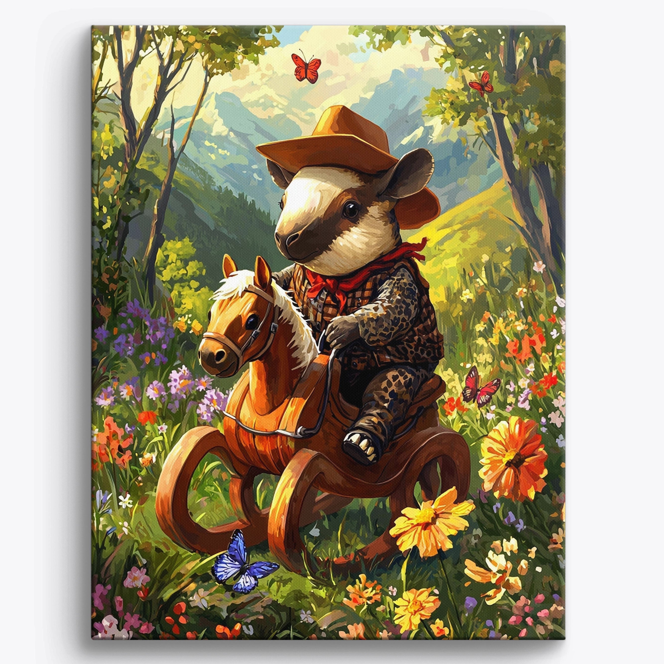 Tiny Cowboy Adventure No Frame / 40x50cm