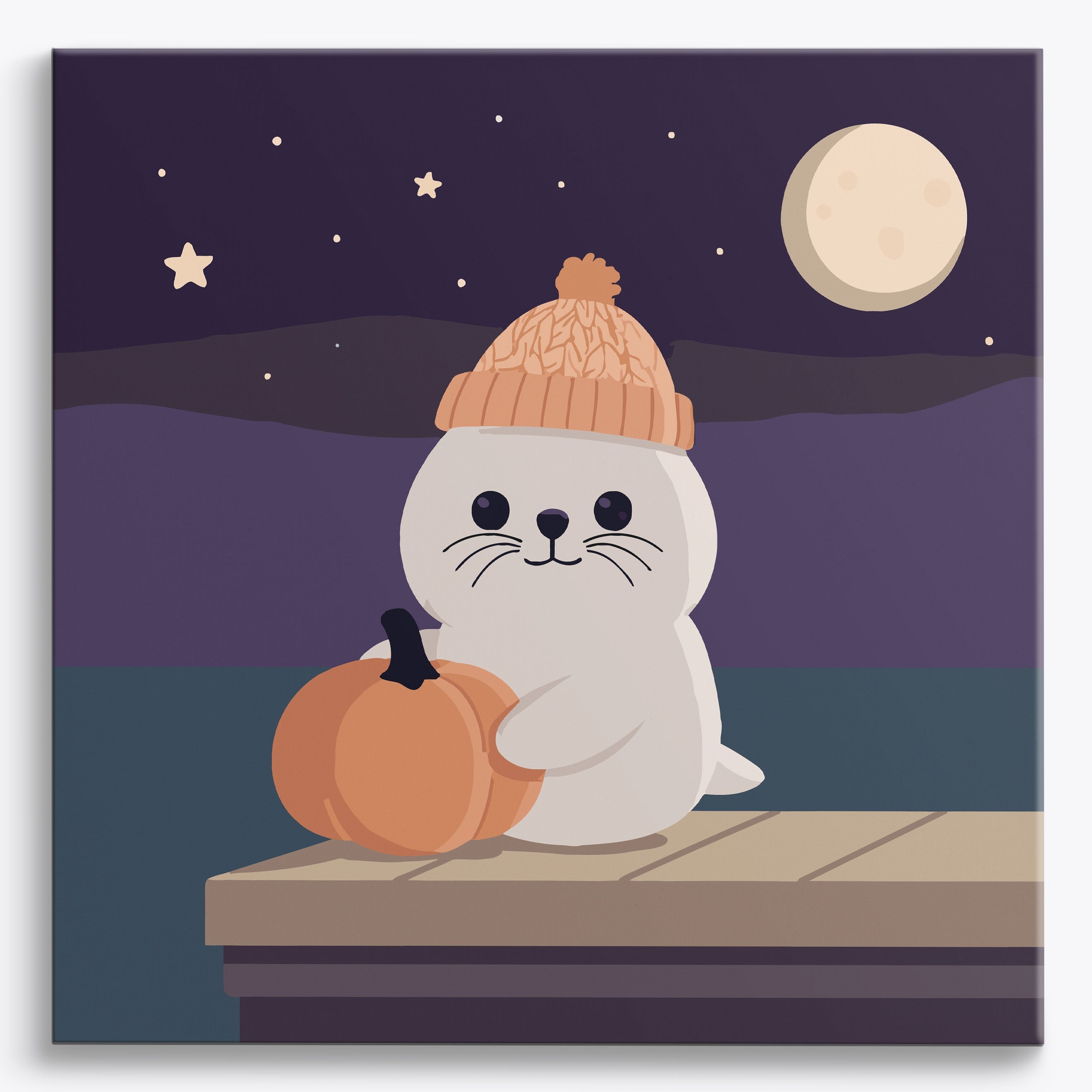 Hat Trick No Frame / 40x40cm