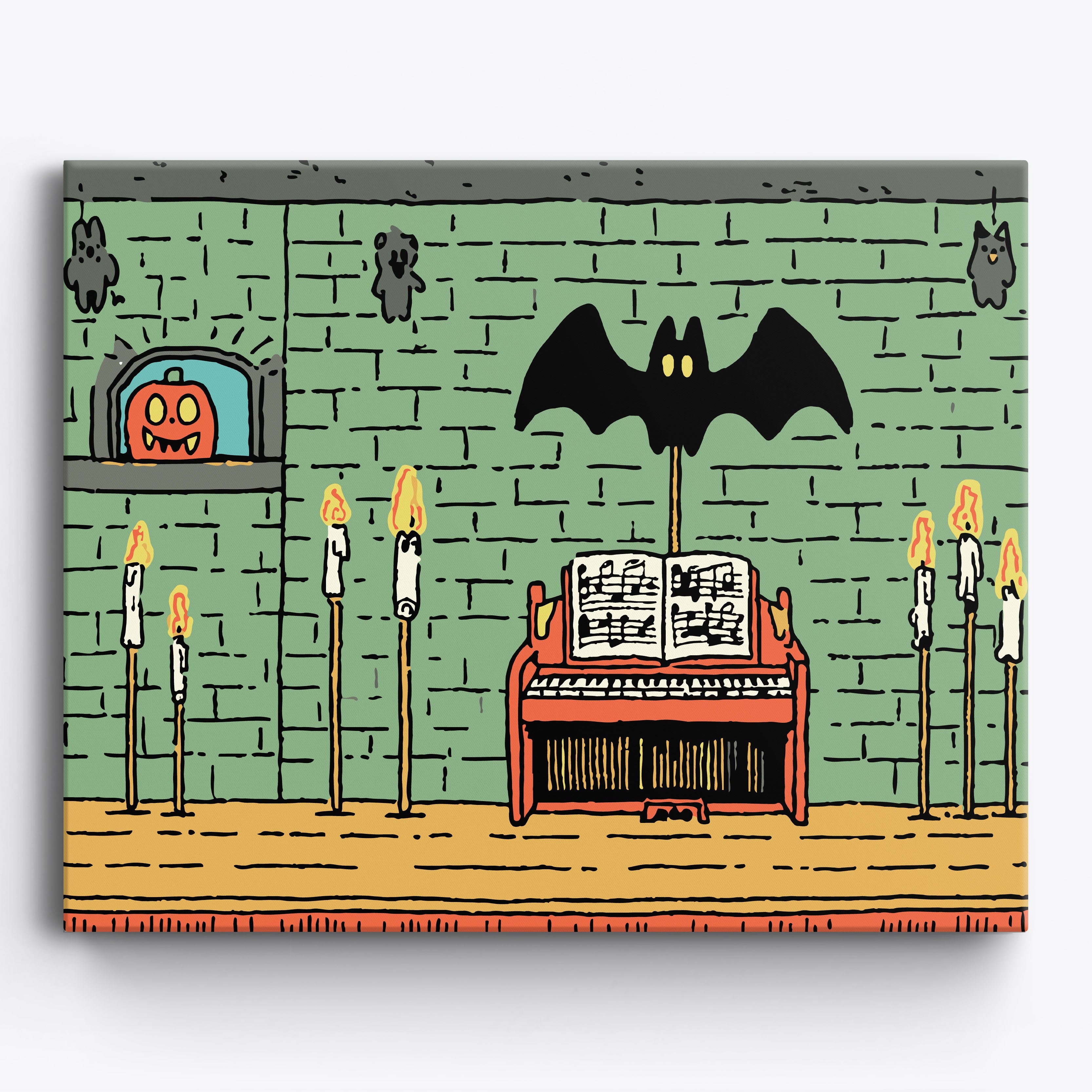 Bat's Tune No Frame / 50x40cm