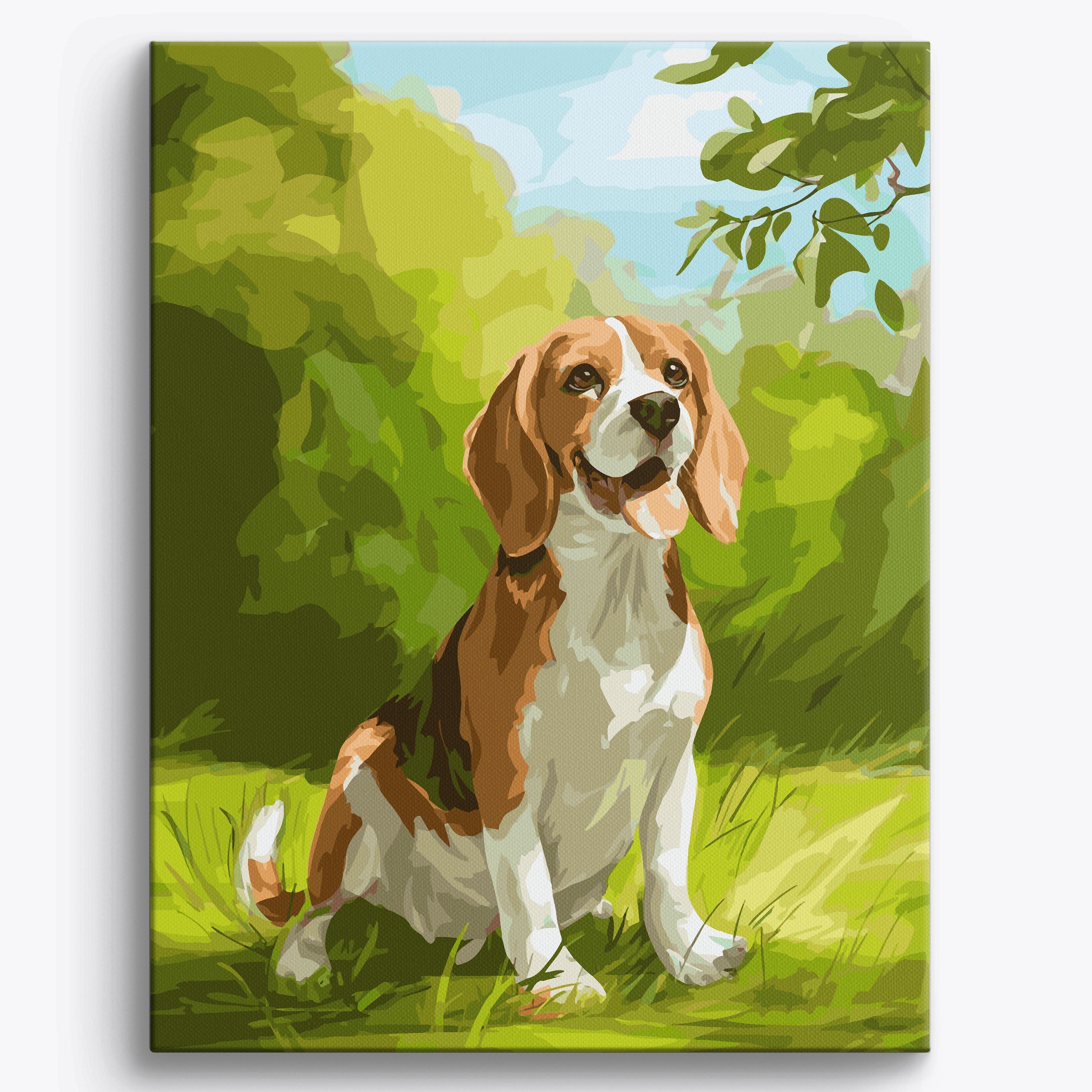 Beagle Meadow No Frame / 40x50cm