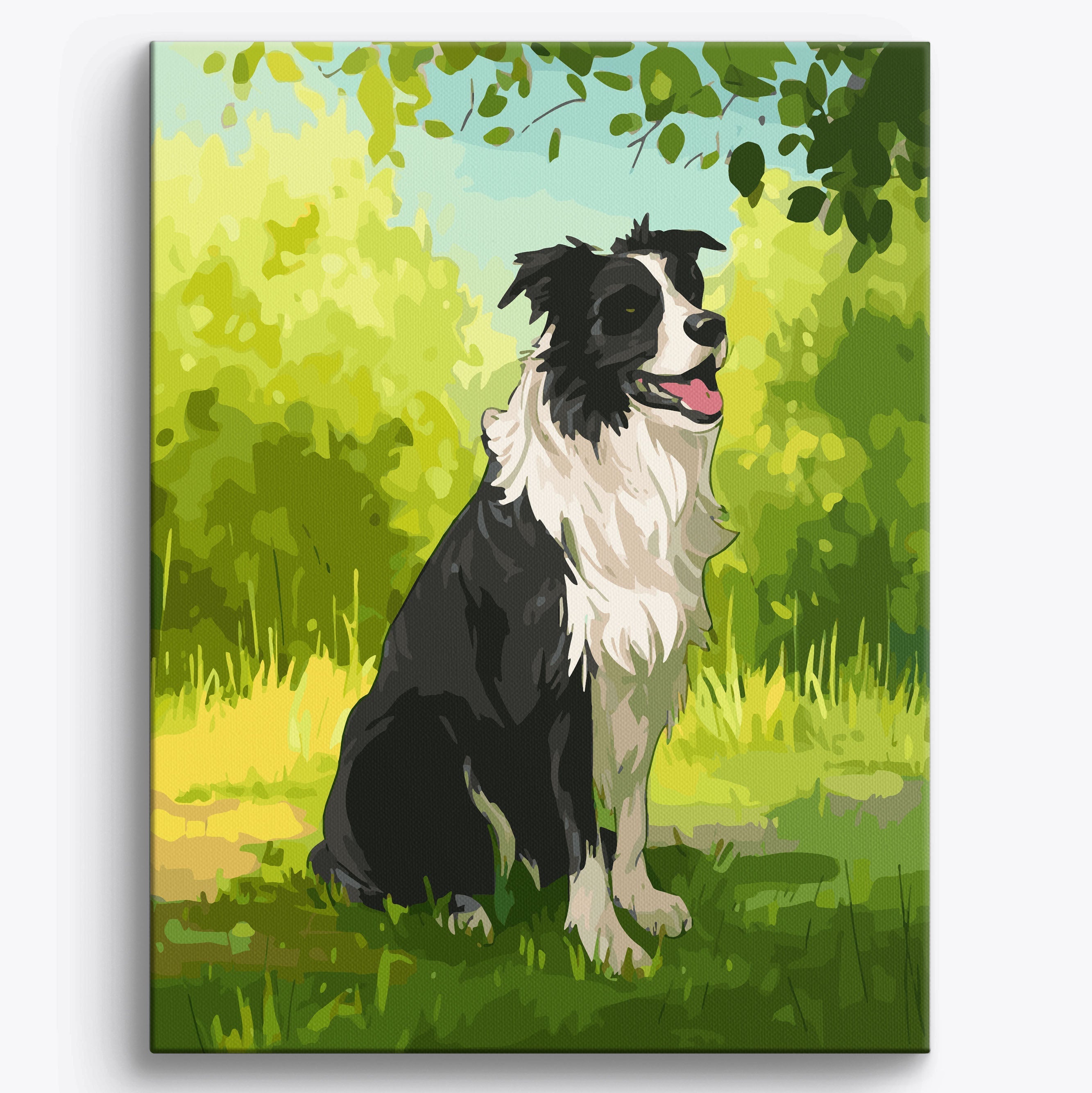 Border Collie Bliss No Frame / 40x50cm