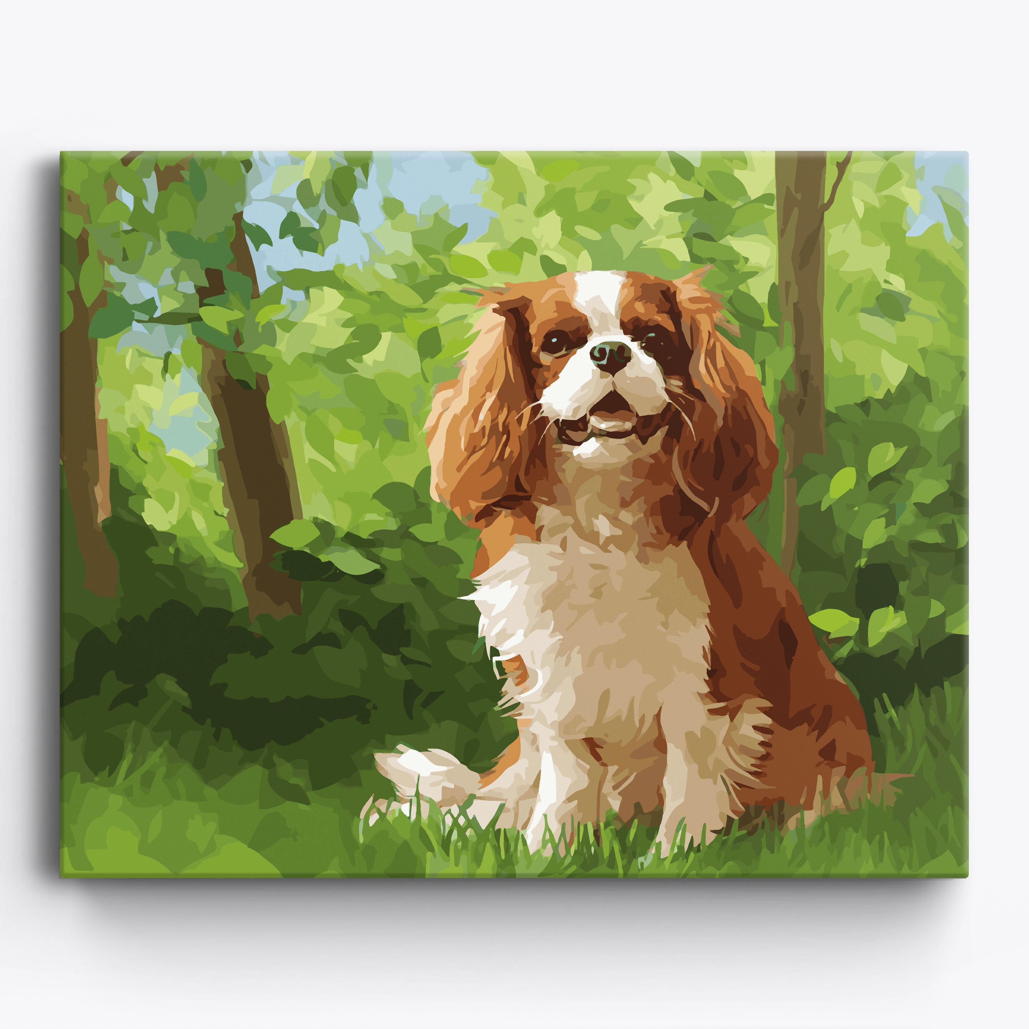 Cavalier King Forest No Frame / 50x40cm